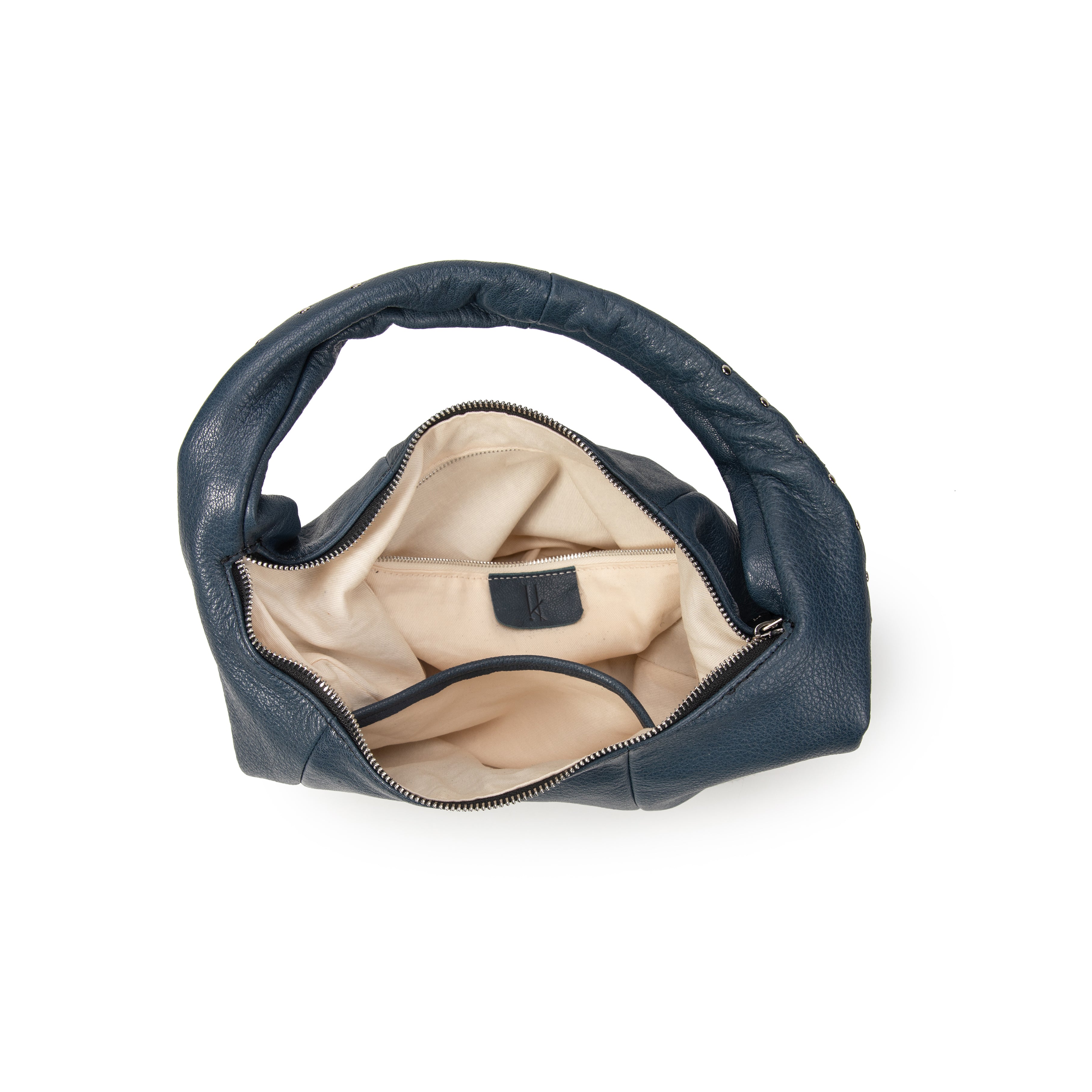 kate-lee-osy-sac-demi-lune-cuir-bleu-ch-vre image 3