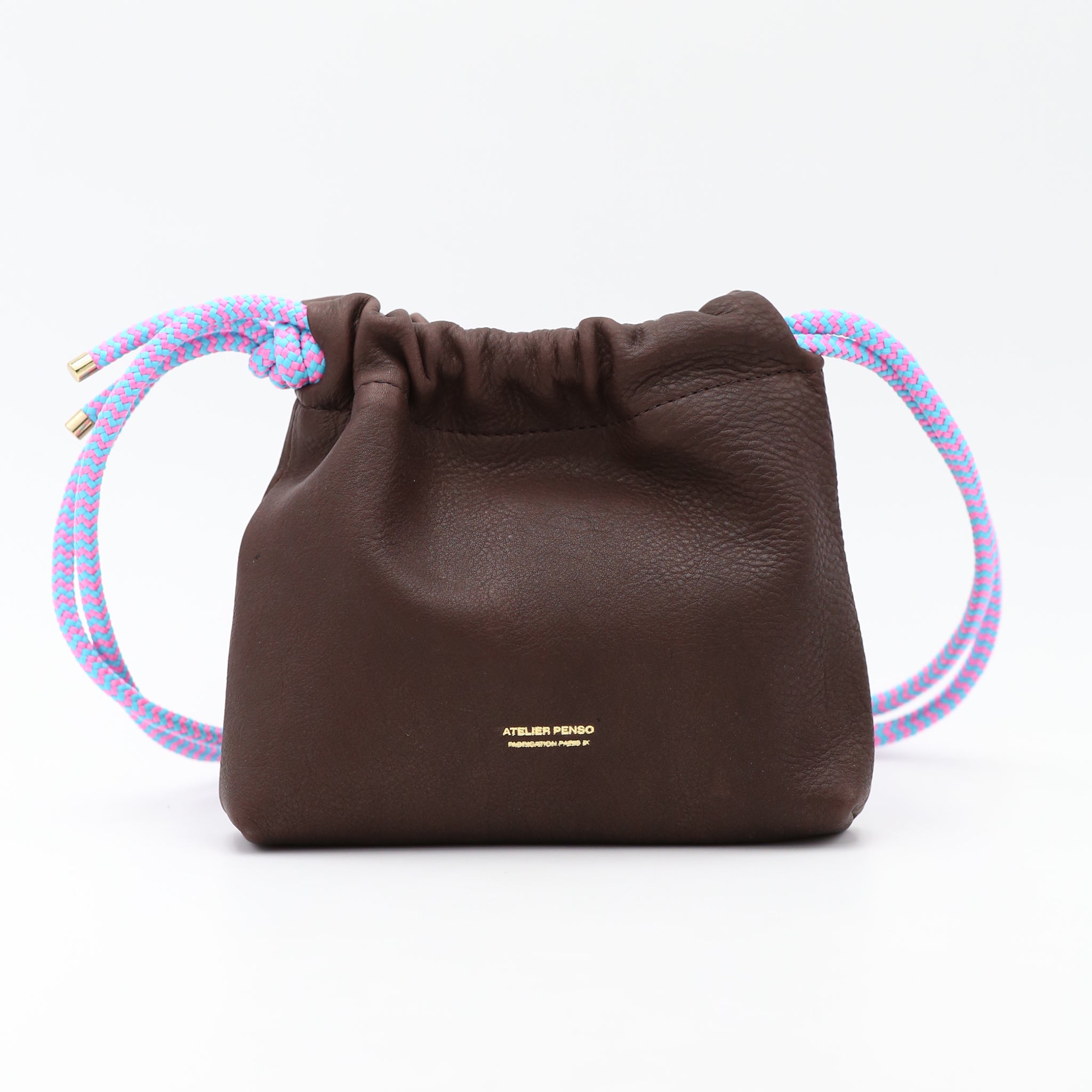 atelier-penso-mini-lut-ce-novonappa-chocolat-sac-cuir-femme image 2