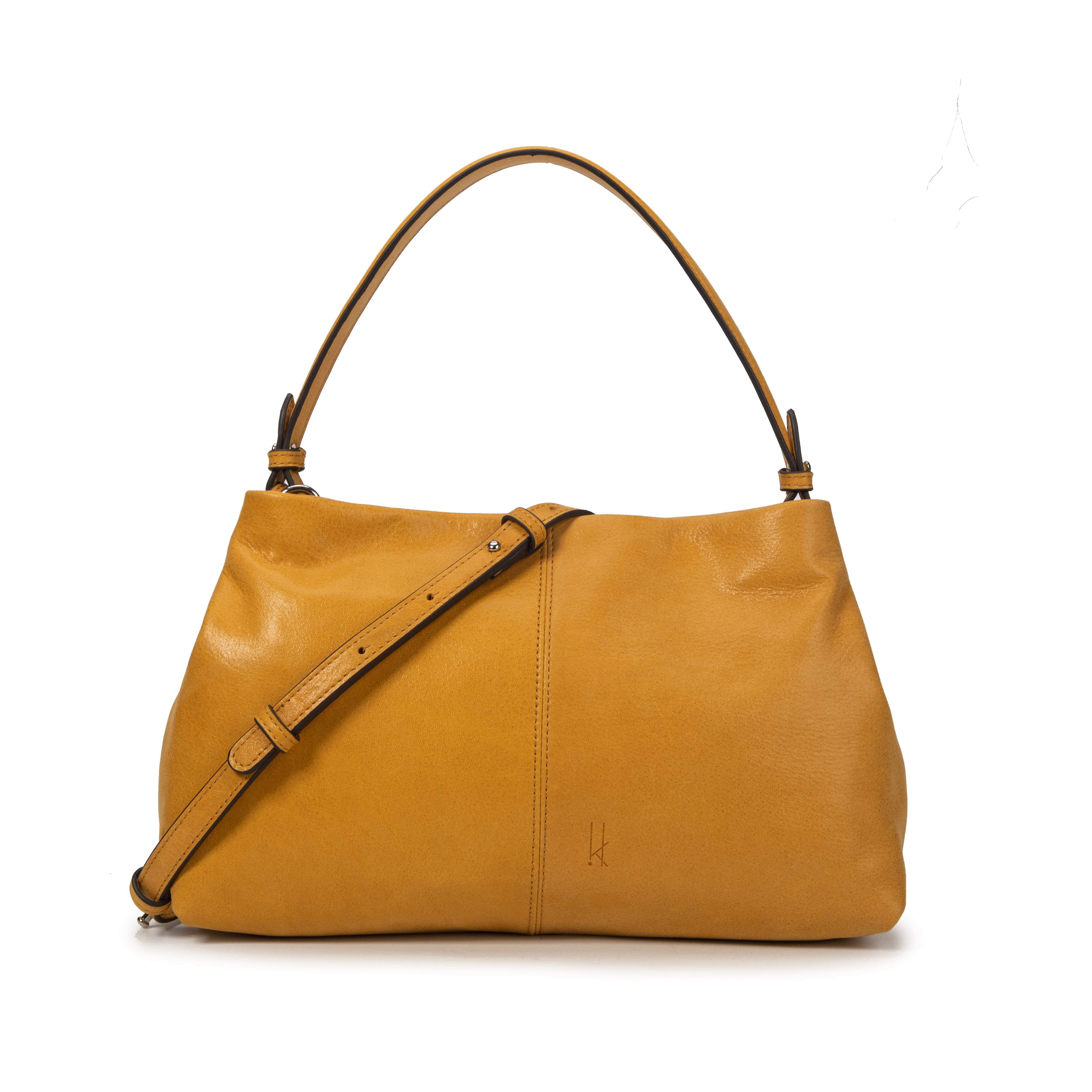 kate-lee-emma-sac-cuir-iris-jaune-compact image 4