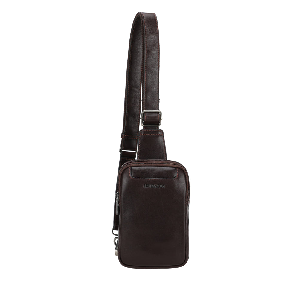 arthur-et-aston-l-on-body-bag-cuir-cognac-vertical image 3