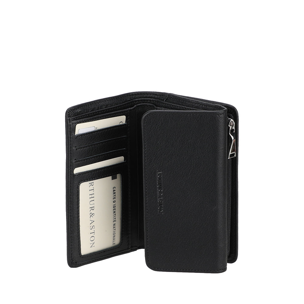 arthur-et-aston-ange-portefeuille-cuir-cognac-rfid-compact image 2