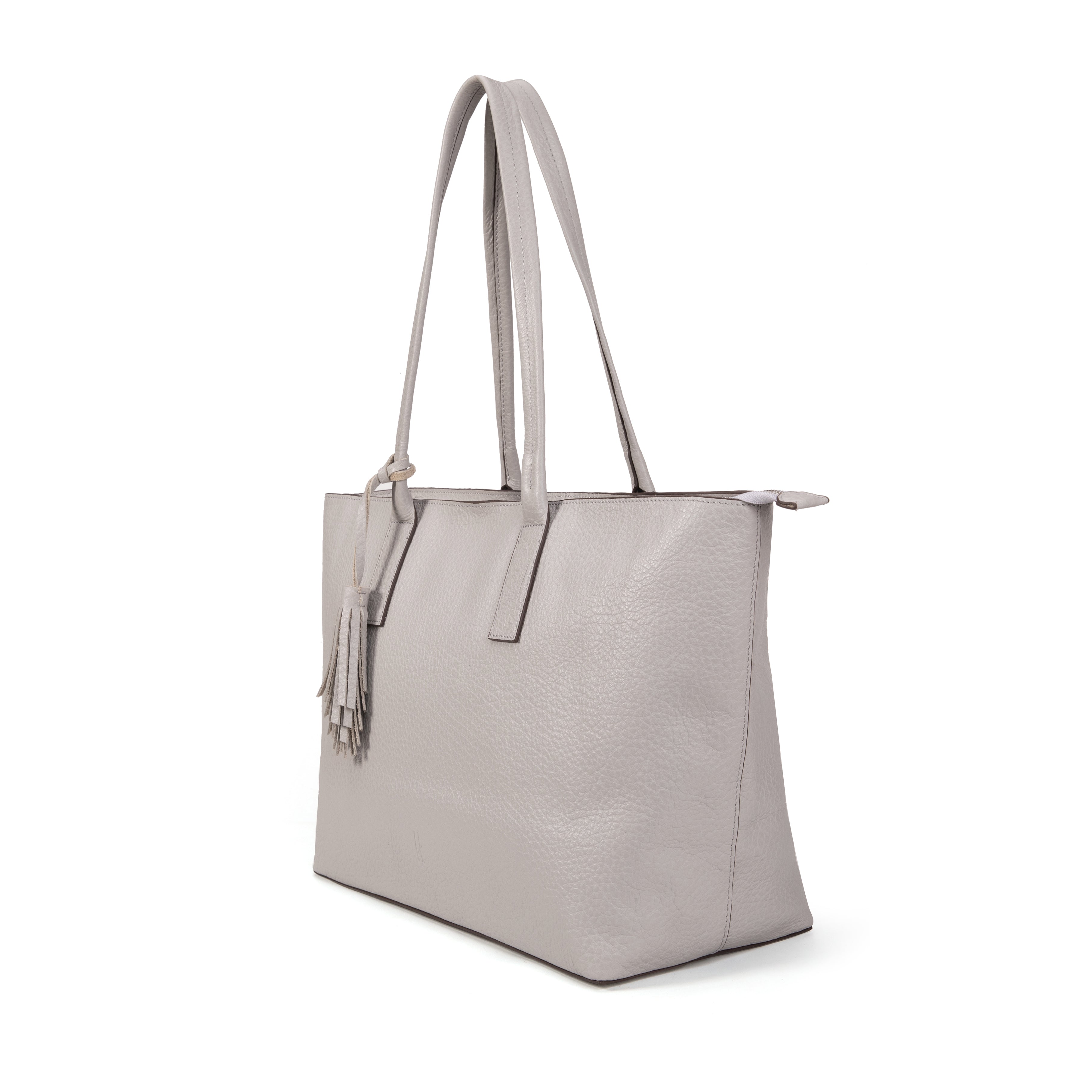 kate-lee-esmeralda-sac-cabas-cuir-perle-grain image 2