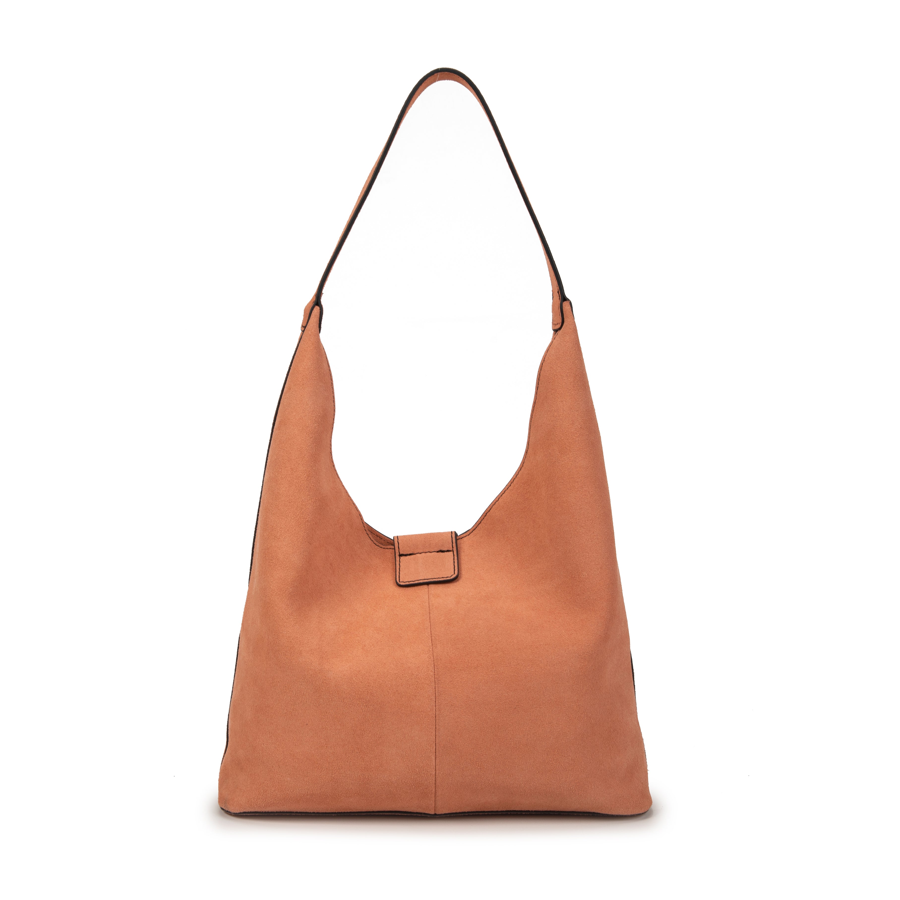 kate-lee-m-lune-sac-cabas-cuir-rose-corail-velours image 4
