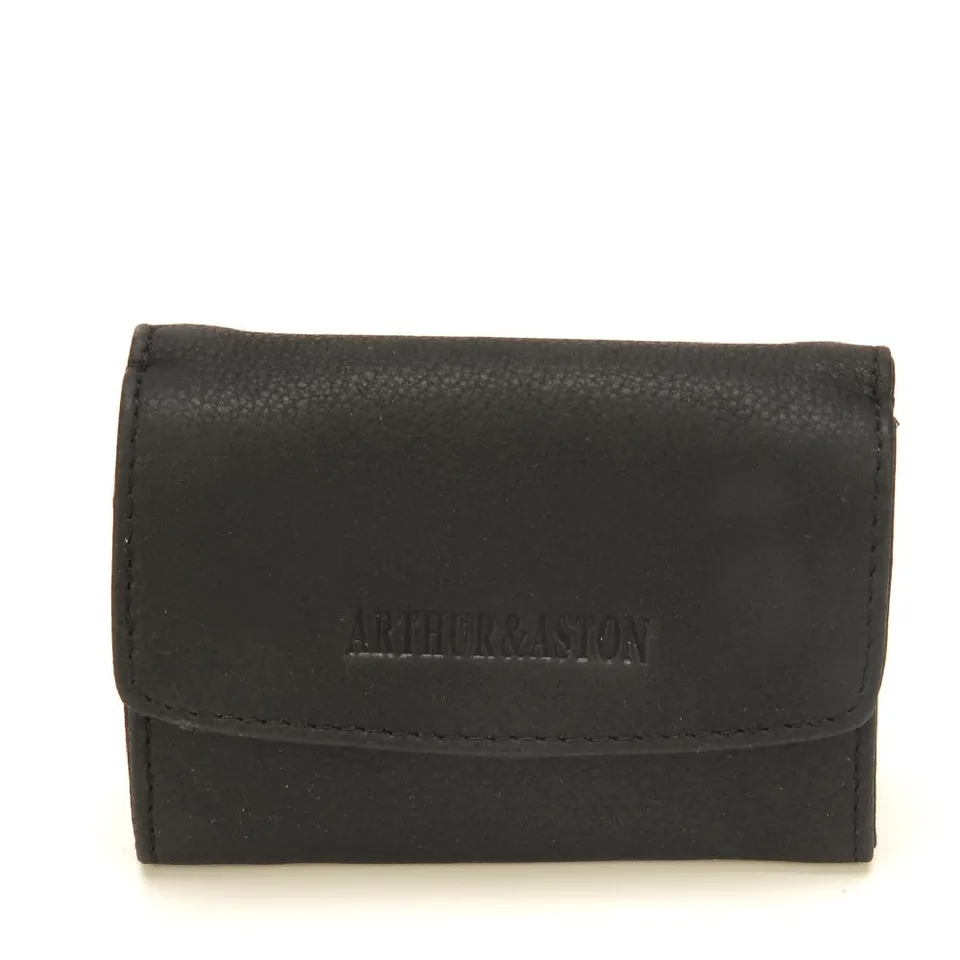 arthur-et-aston-oscar-portefeuille-dos-dos-cuir-noir image 1