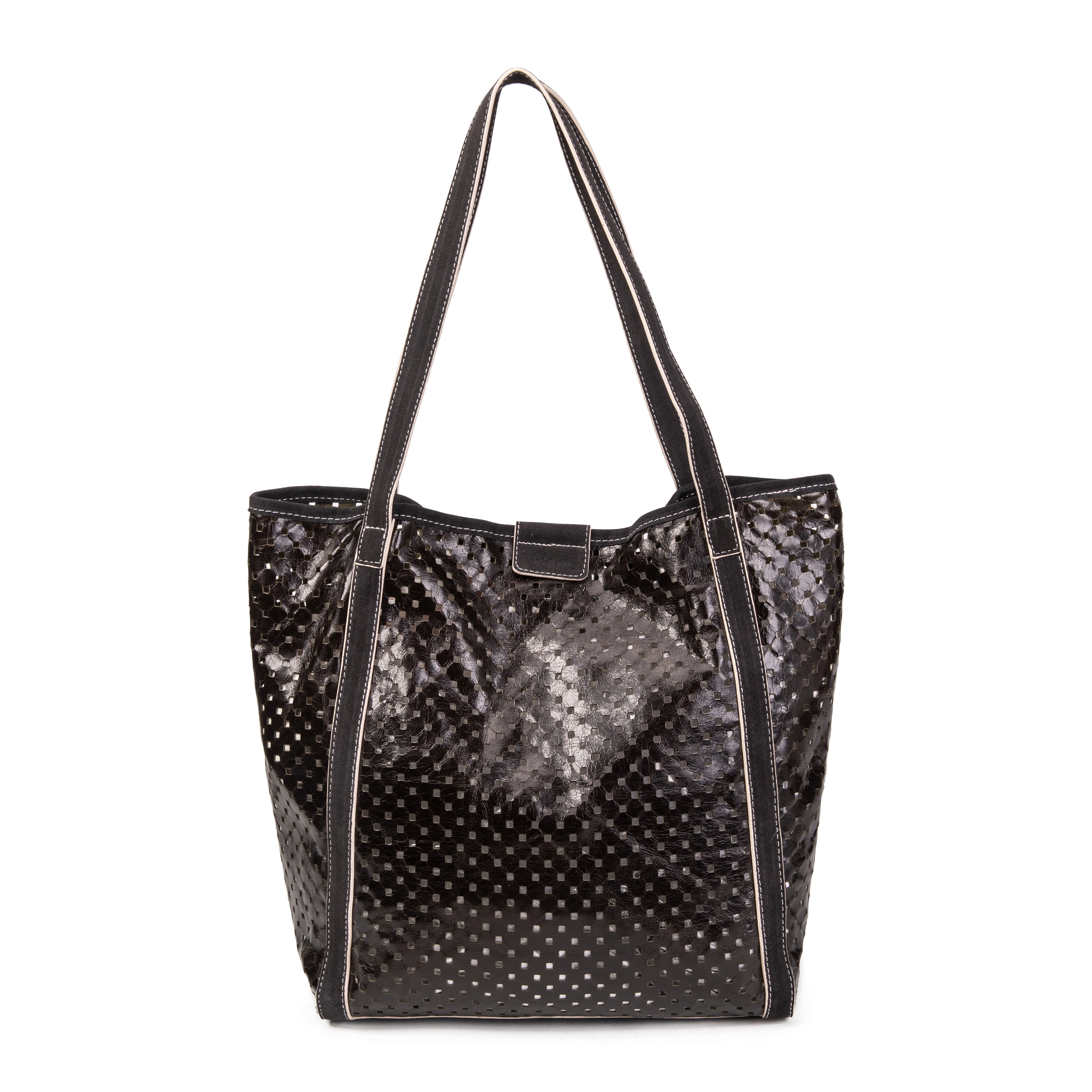 kate-lee-ryve-sac-cabas-cuir-militaire-perfor image 1