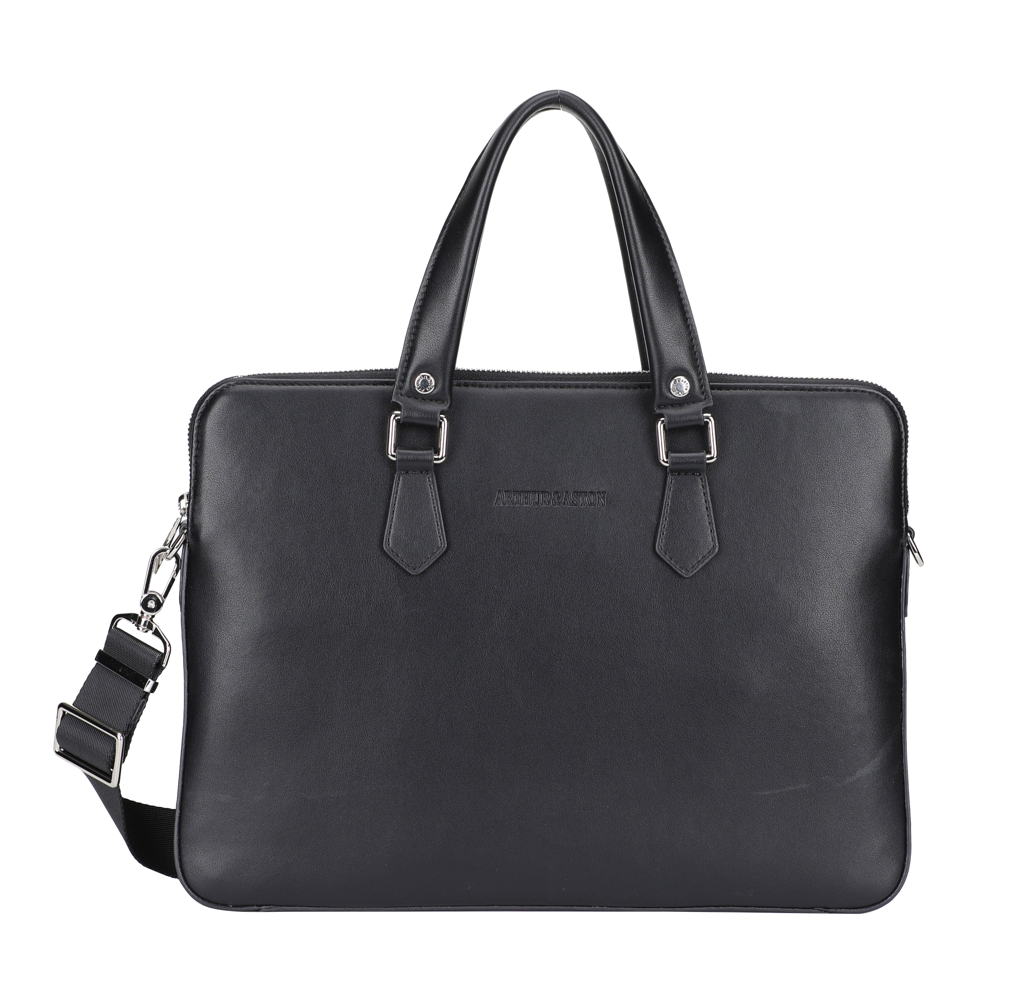 arthur-et-aston-walter-porte-documents-cuir-noir-a4 image 2