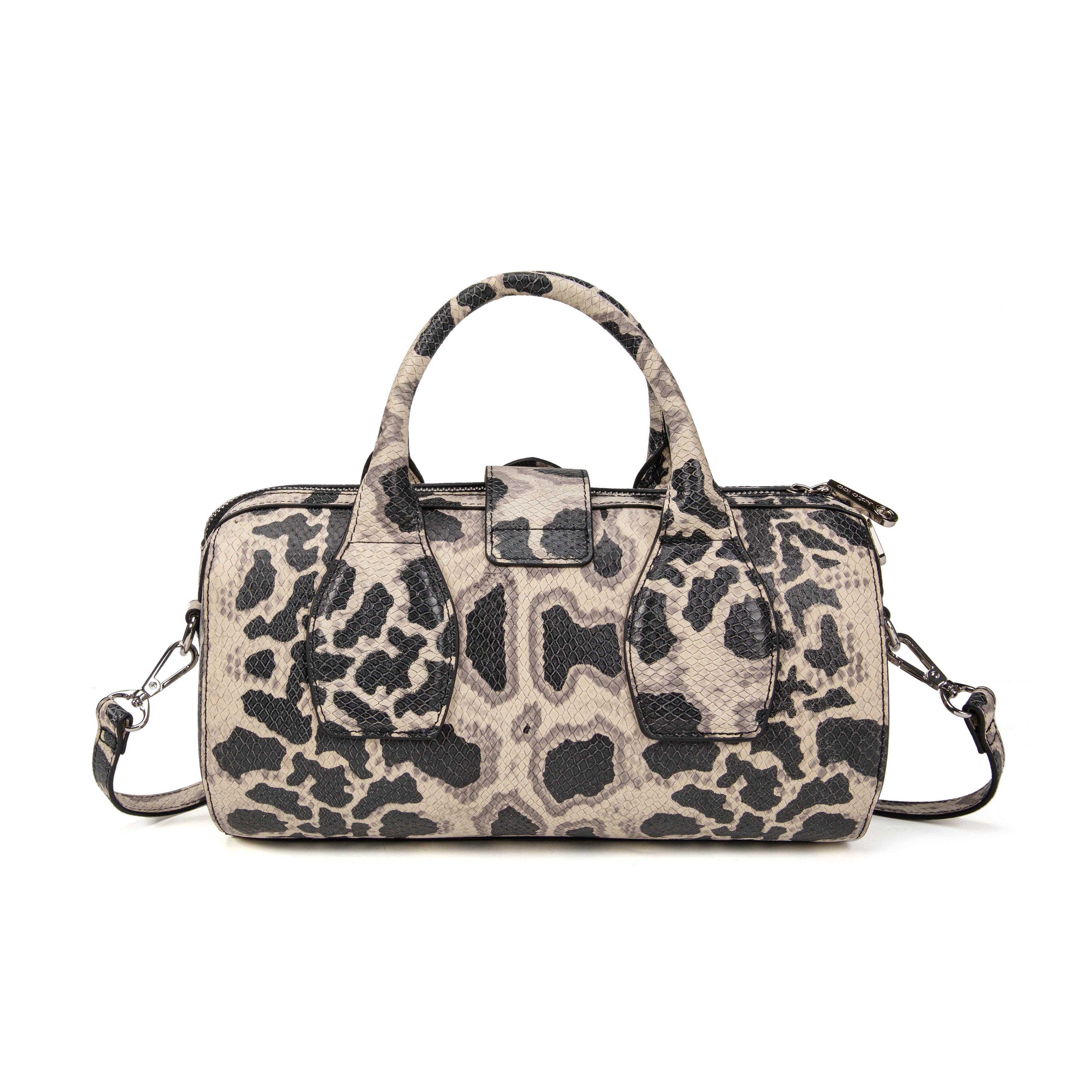kate-lee-frola-sac-main-gris-serpent-vachette image 3