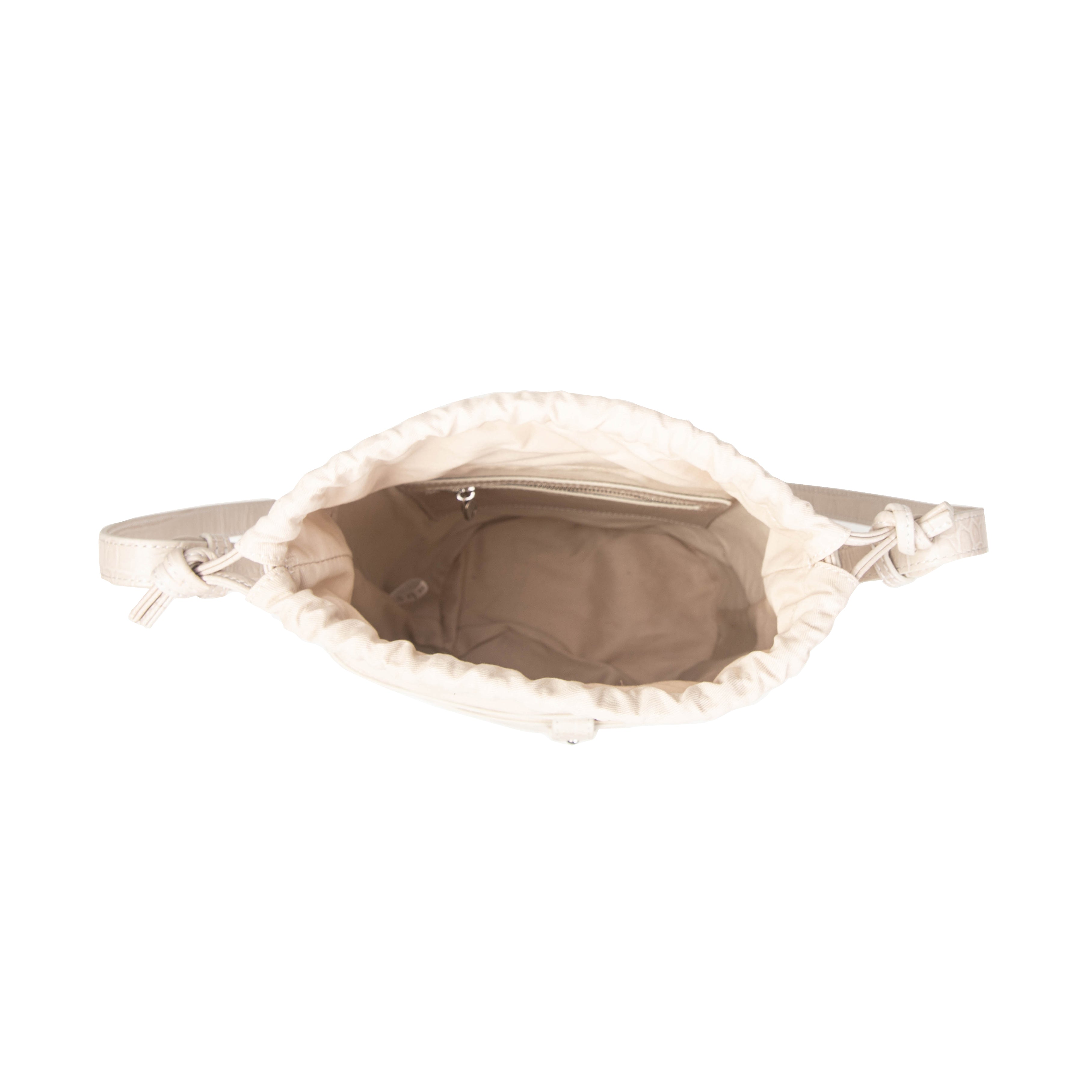 kate-lee-louvre-croco-sac-seau-vachette-ivoire image 3