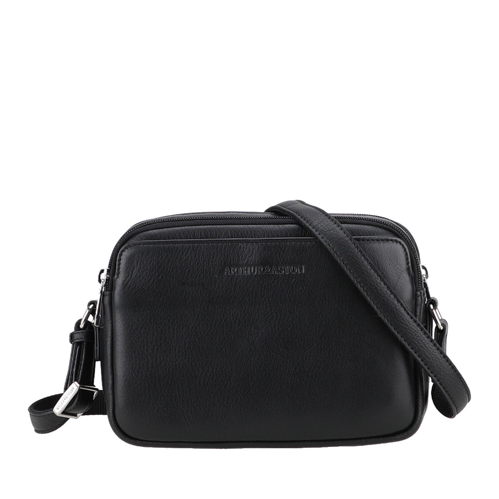 arthur-et-aston-ange-petite-besace-cuir-noir-vachette image 5