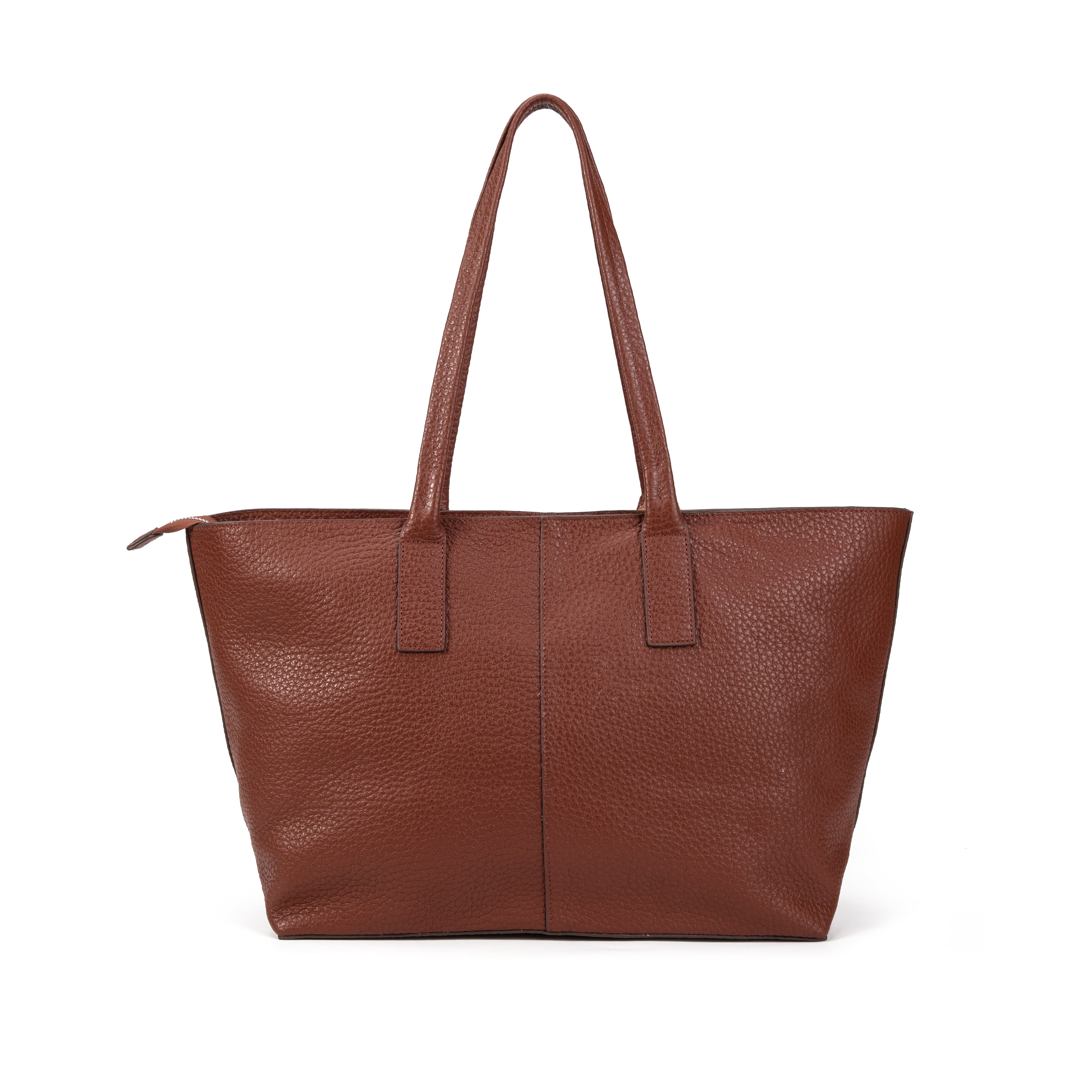 kate-lee-esmeralda-sac-cabas-cuir-choco-grain-36-cm image 4