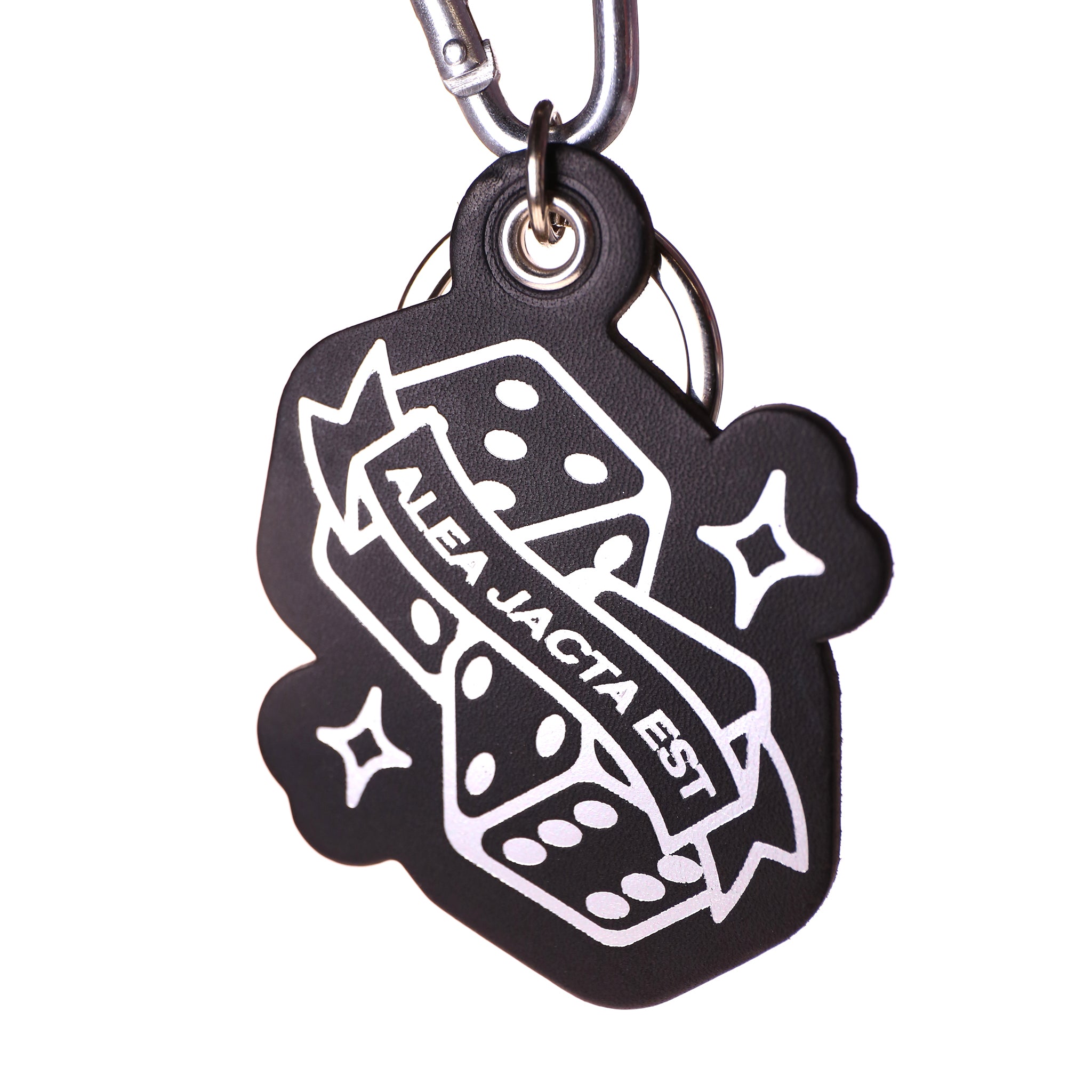 atelier-penso-luckey-holder-rolling-dices-porte-cl-s-noir image 1