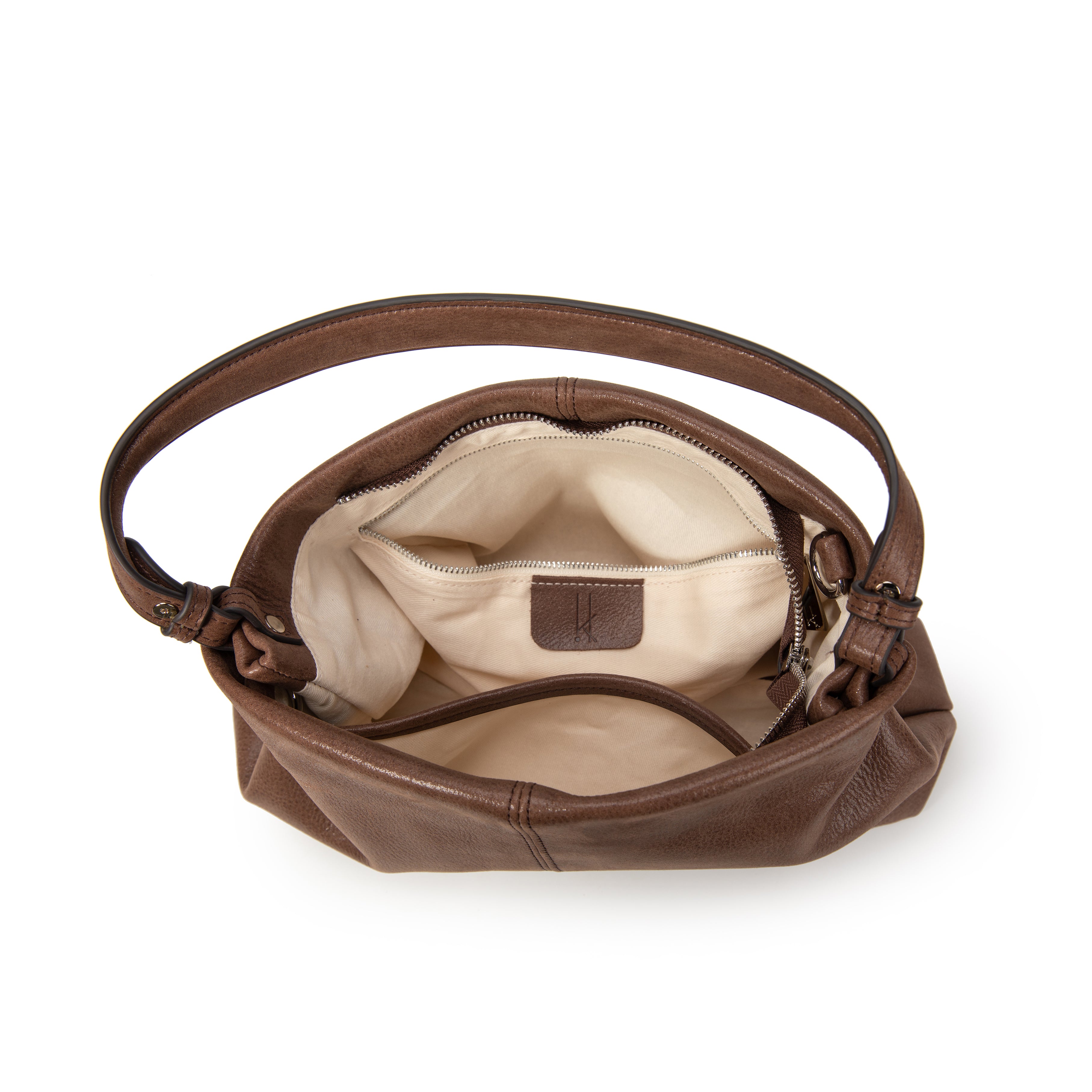 kate-lee-emma-sac-marron-velout-iris-31-cm image 3