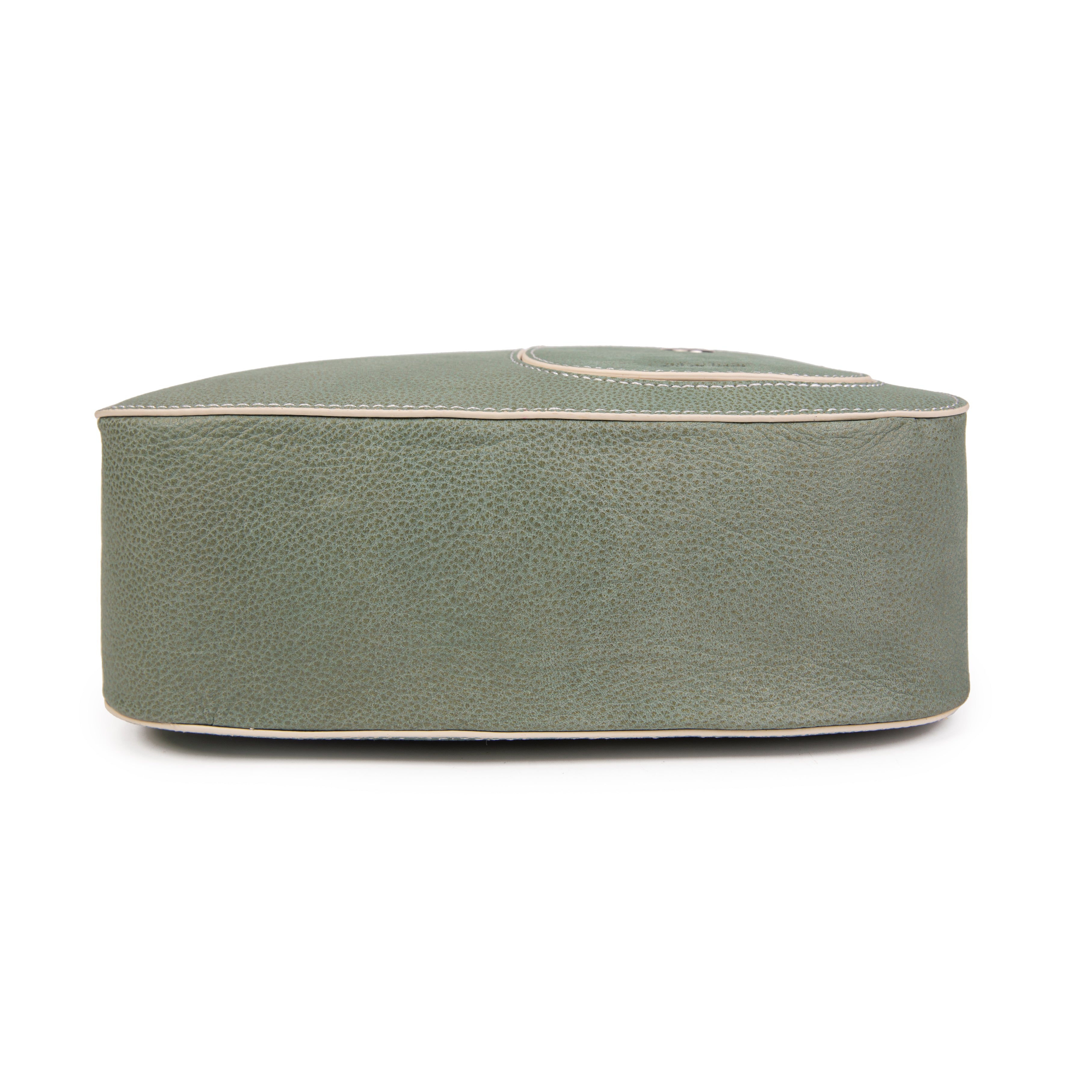 kate-lee-ren-e-sac-bandouli-re-cuir-vert-grain image 5
