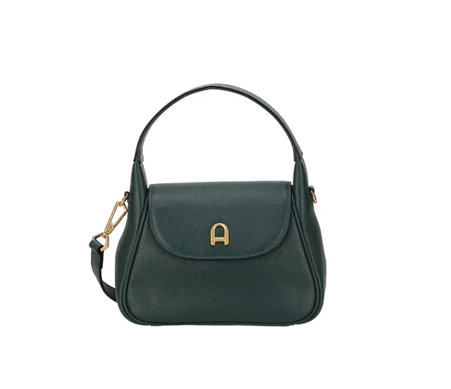 arthur-et-aston-camille-sac-main-cuir-vert-pleine-fleur image 1