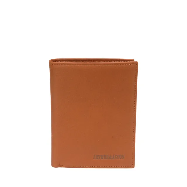 arthur-et-aston-oscar-portefeuille-cuir-cognac-vachette-paisse image 1