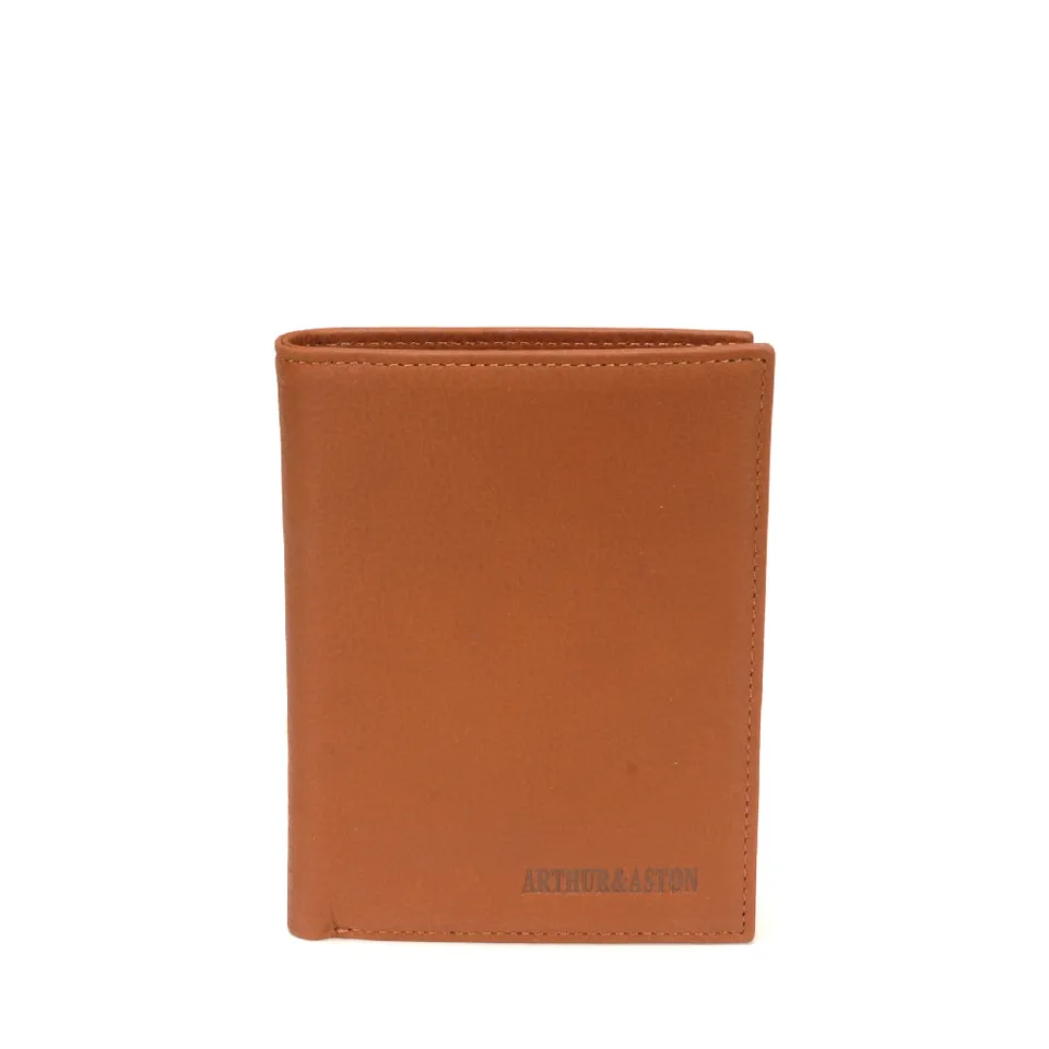 arthur-et-aston-oscar-portefeuille-cuir-cognac-vachette-paisse image 1