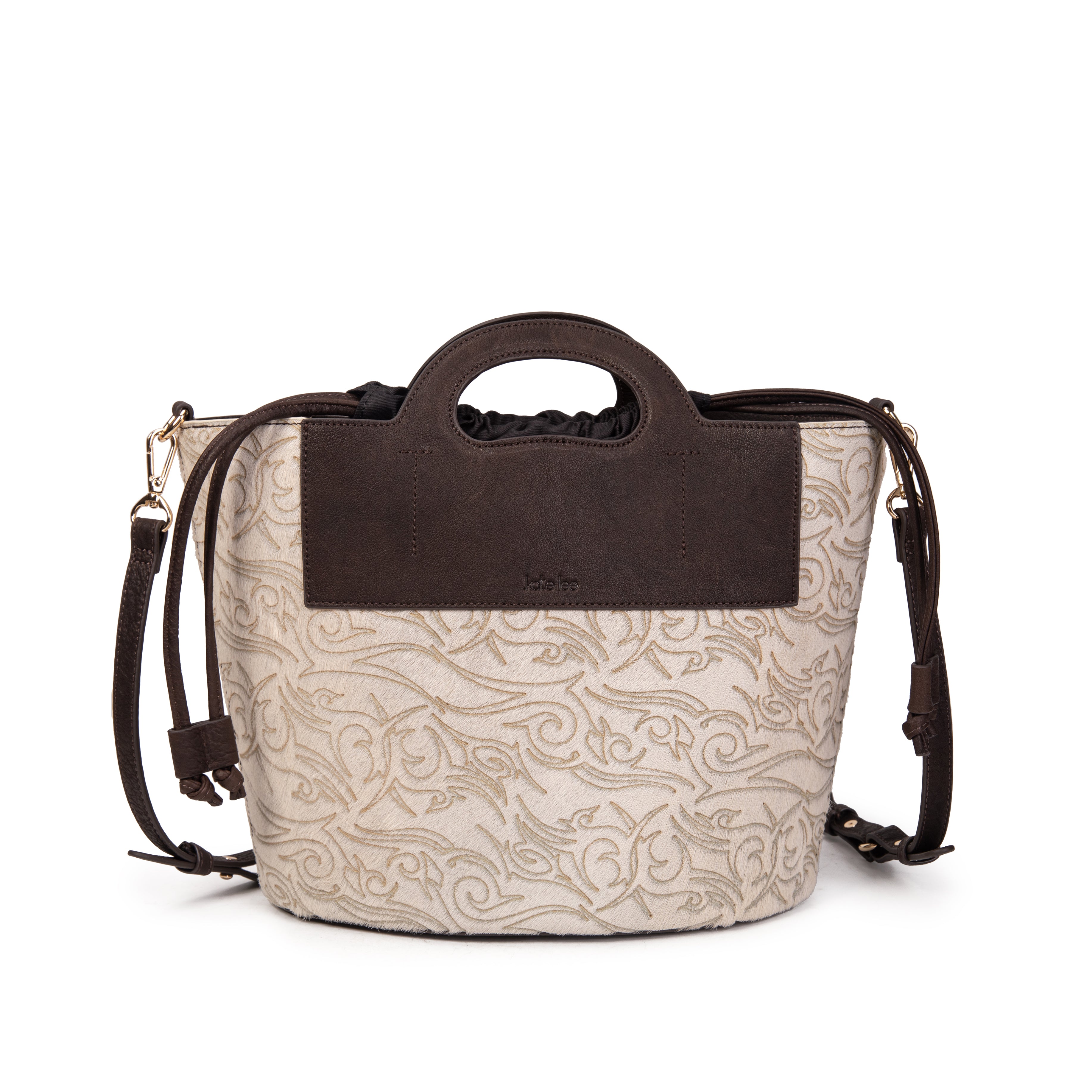kate-lee-st-tropez-sac-seau-poils-vachette-cru image 1