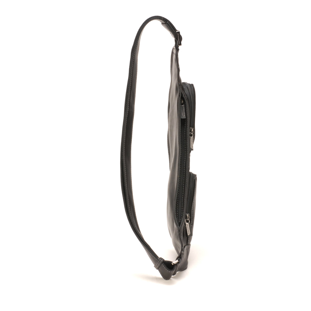 arthur-et-aston-pablo-body-bag-cuir-noir-fil-noir image 4