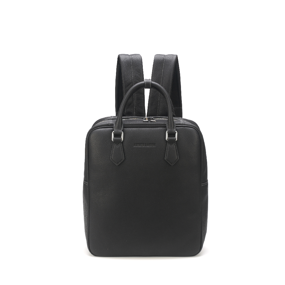 arthur-et-aston-antoine-sac-dos-cuir-cognac-trolley image 6