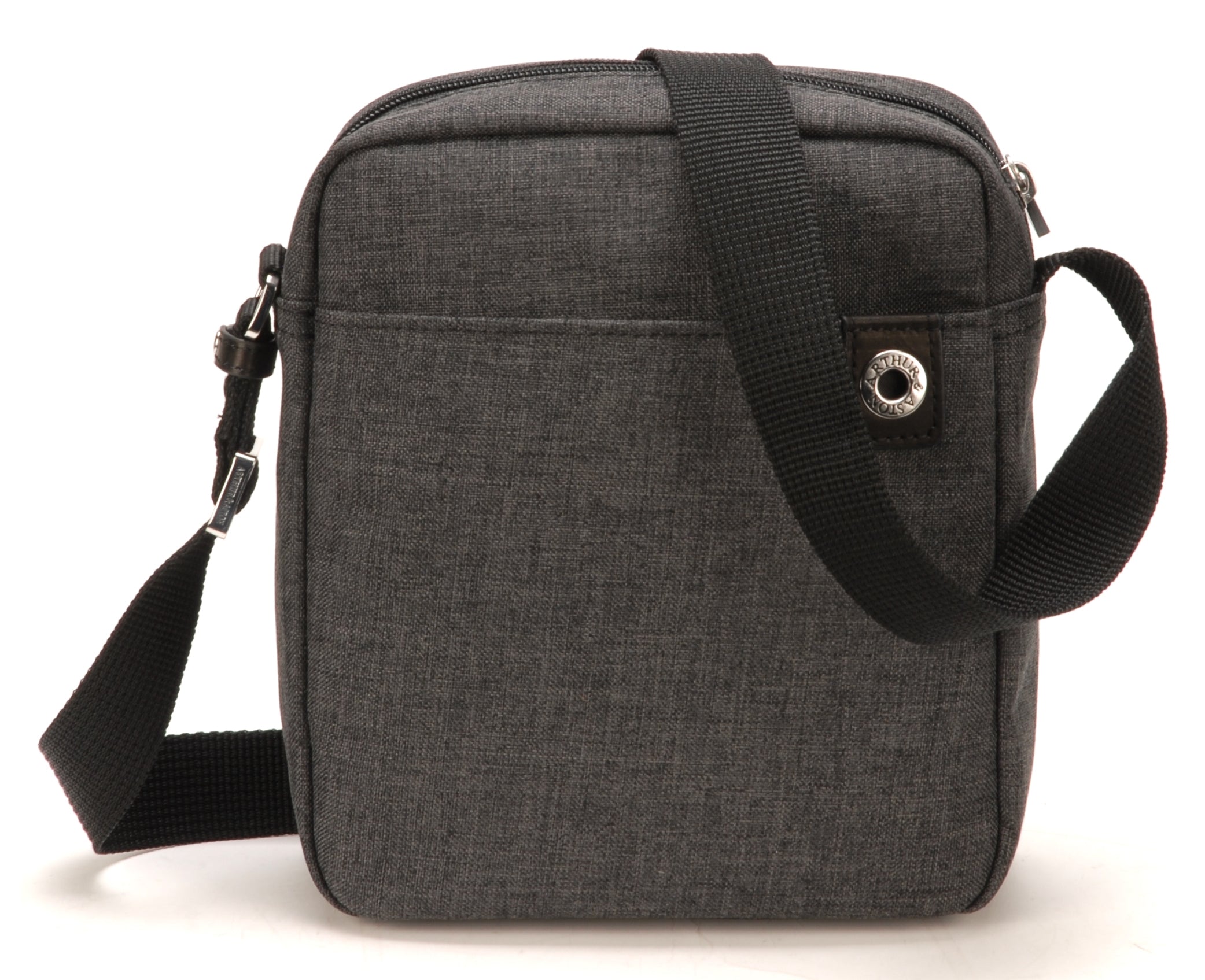 arthur-et-aston-aaron-sac-travers-toile-gris-moyen-homme image 2