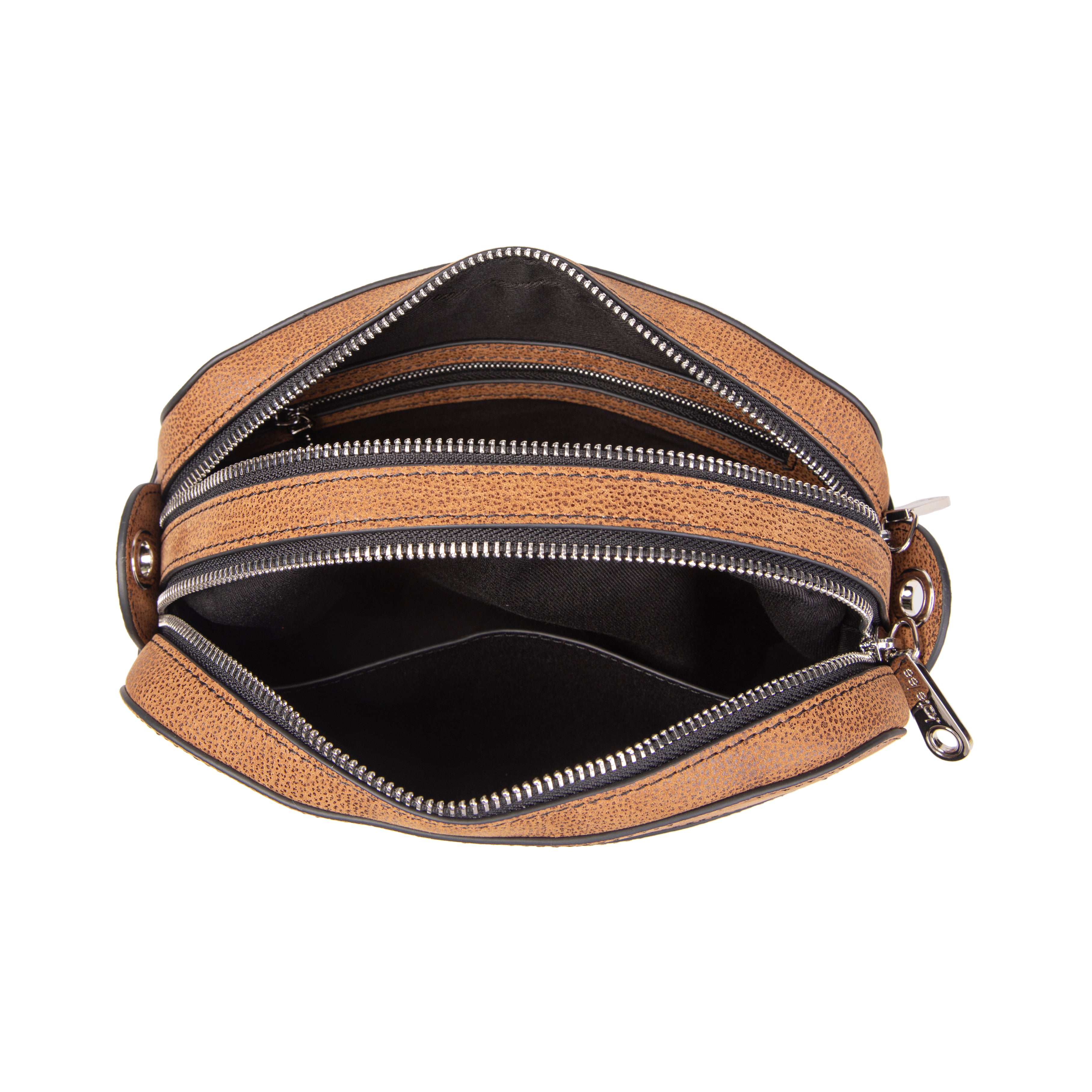 kate-lee-ren-e-sac-bandouli-re-cuir-acajou-23-cm image 3