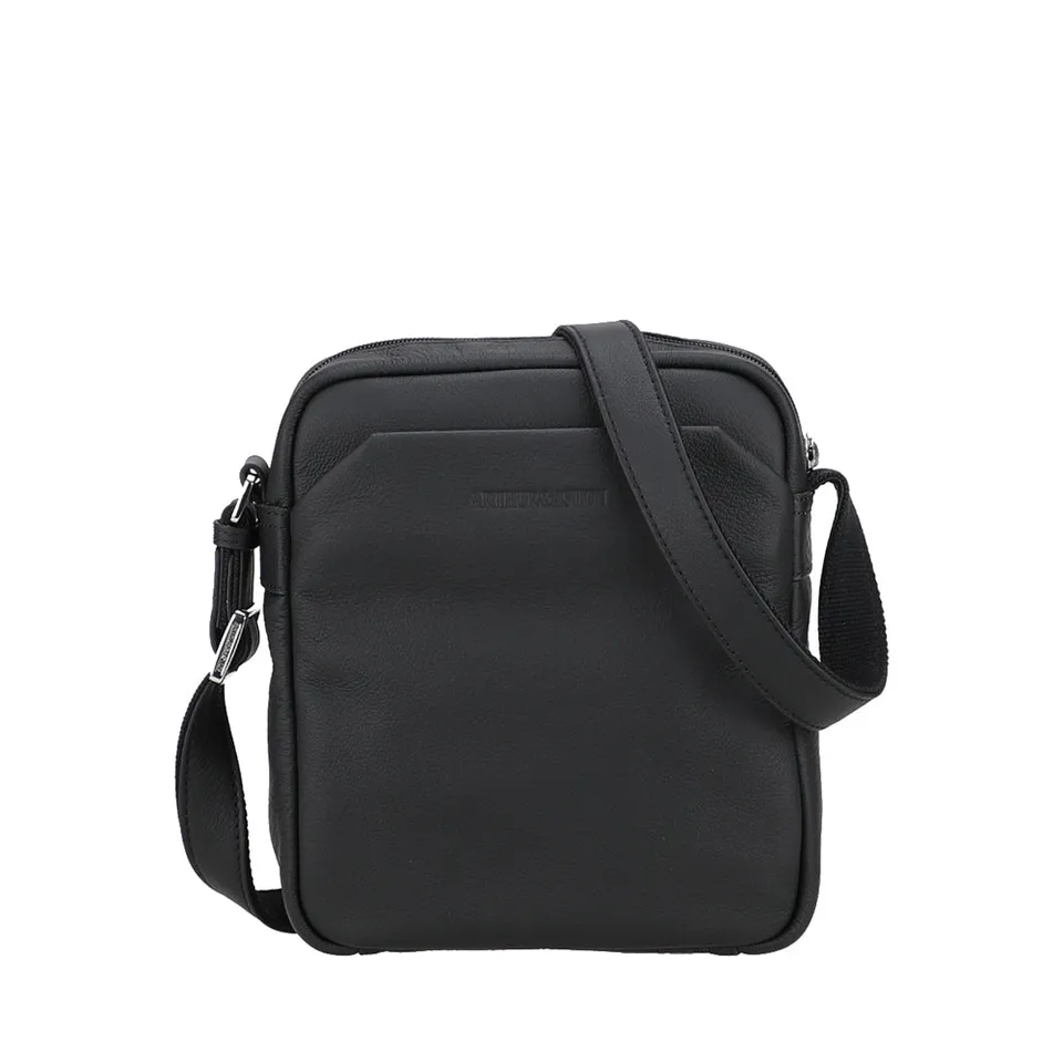 arthur-et-aston-sim-on-grand-sac-travers-cuir-noir image 1