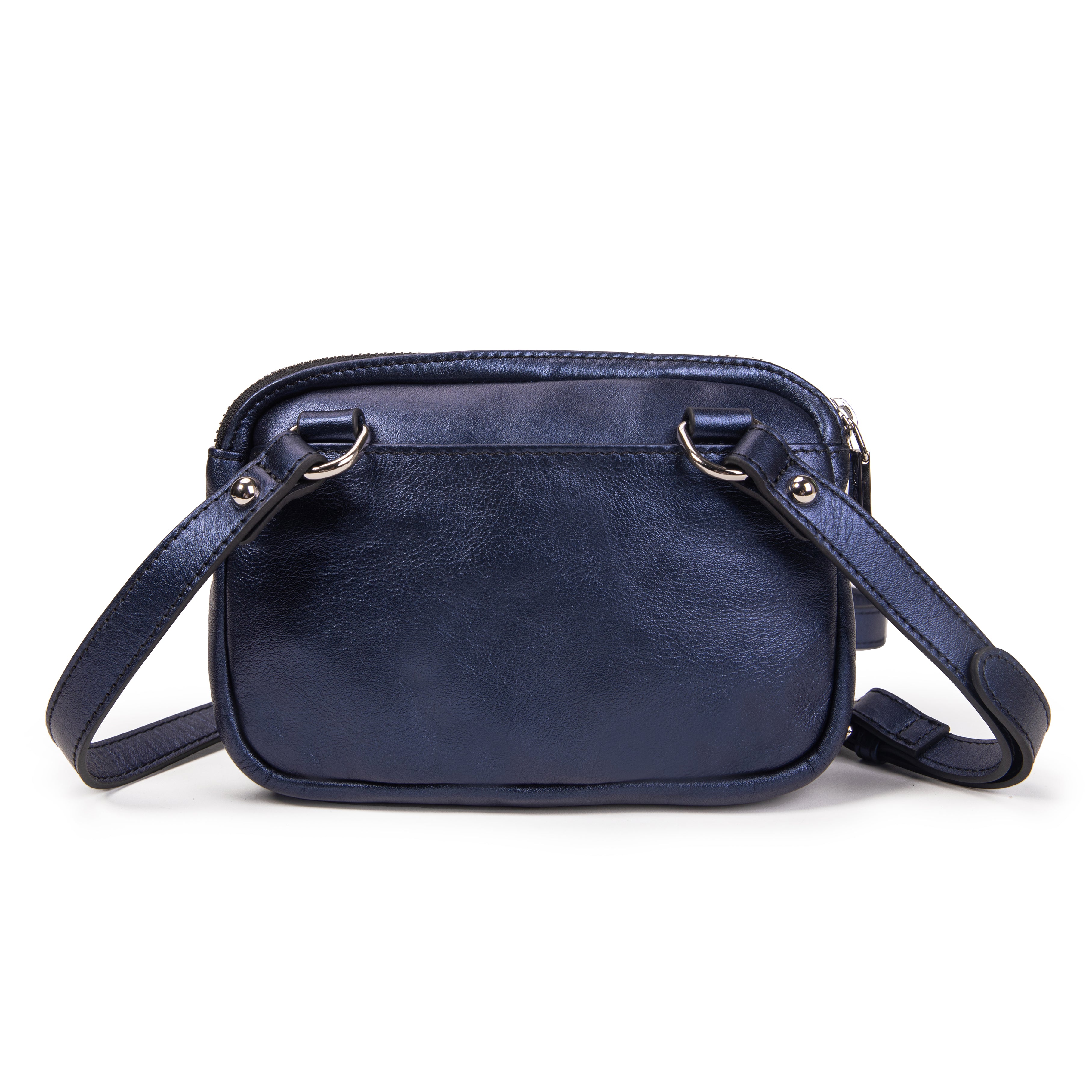 kate-lee-hena-sac-bandouli-re-bleu-vachette-nacr-e image 4