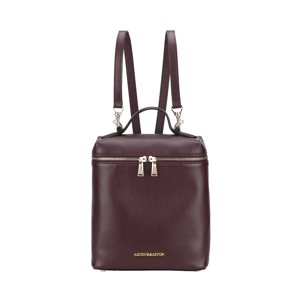 arthur-et-aston-elma-sac-dos-cuir-noir image 5