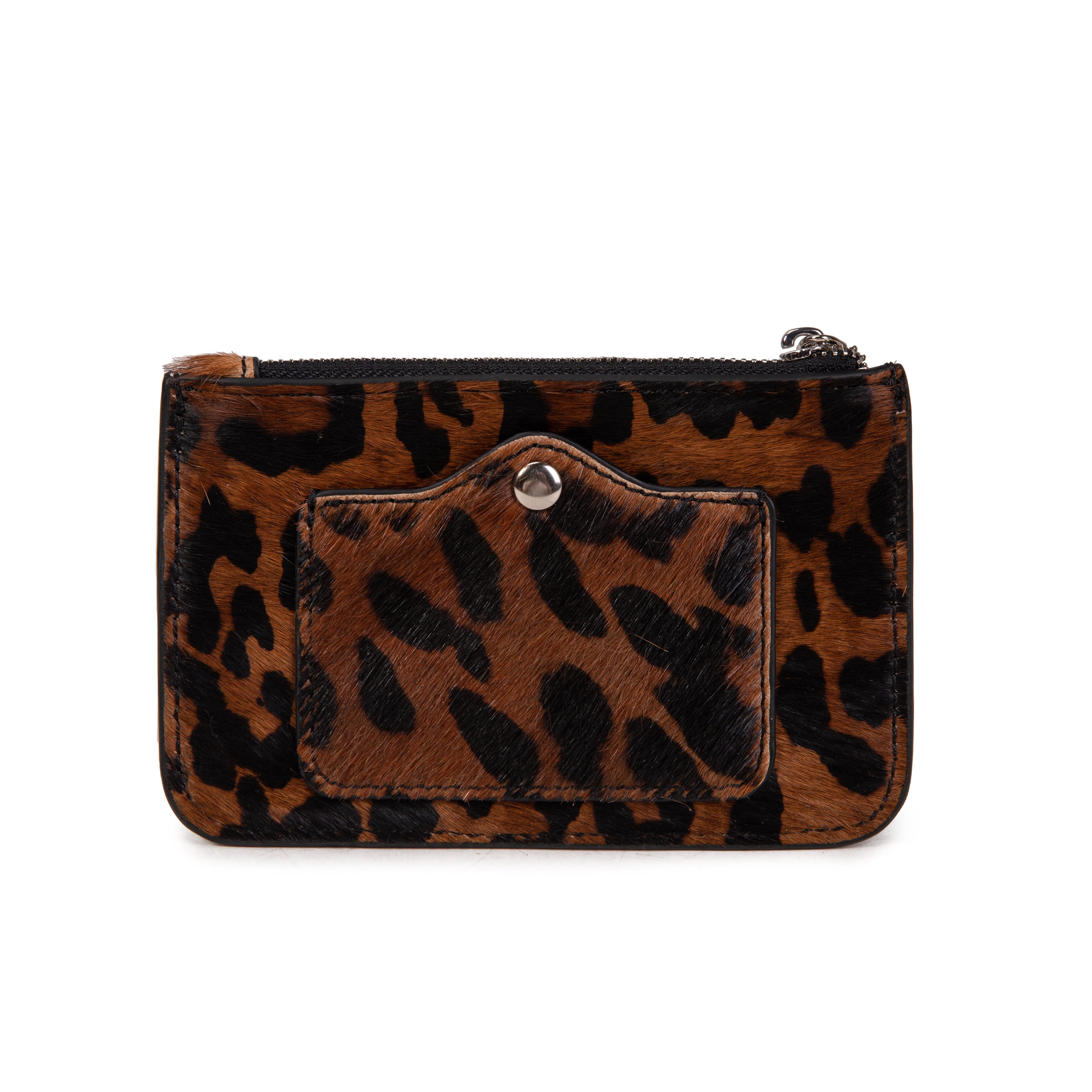 kate-lee-petite-pochette-cuir-l-opard-camel image 2