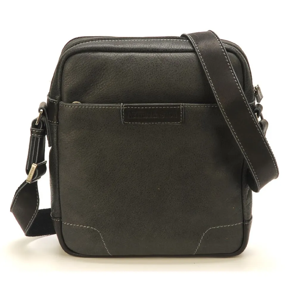 arthur-et-aston-marco-sac-travers-cuir-ch-taigne-grand-mod-le image 1
