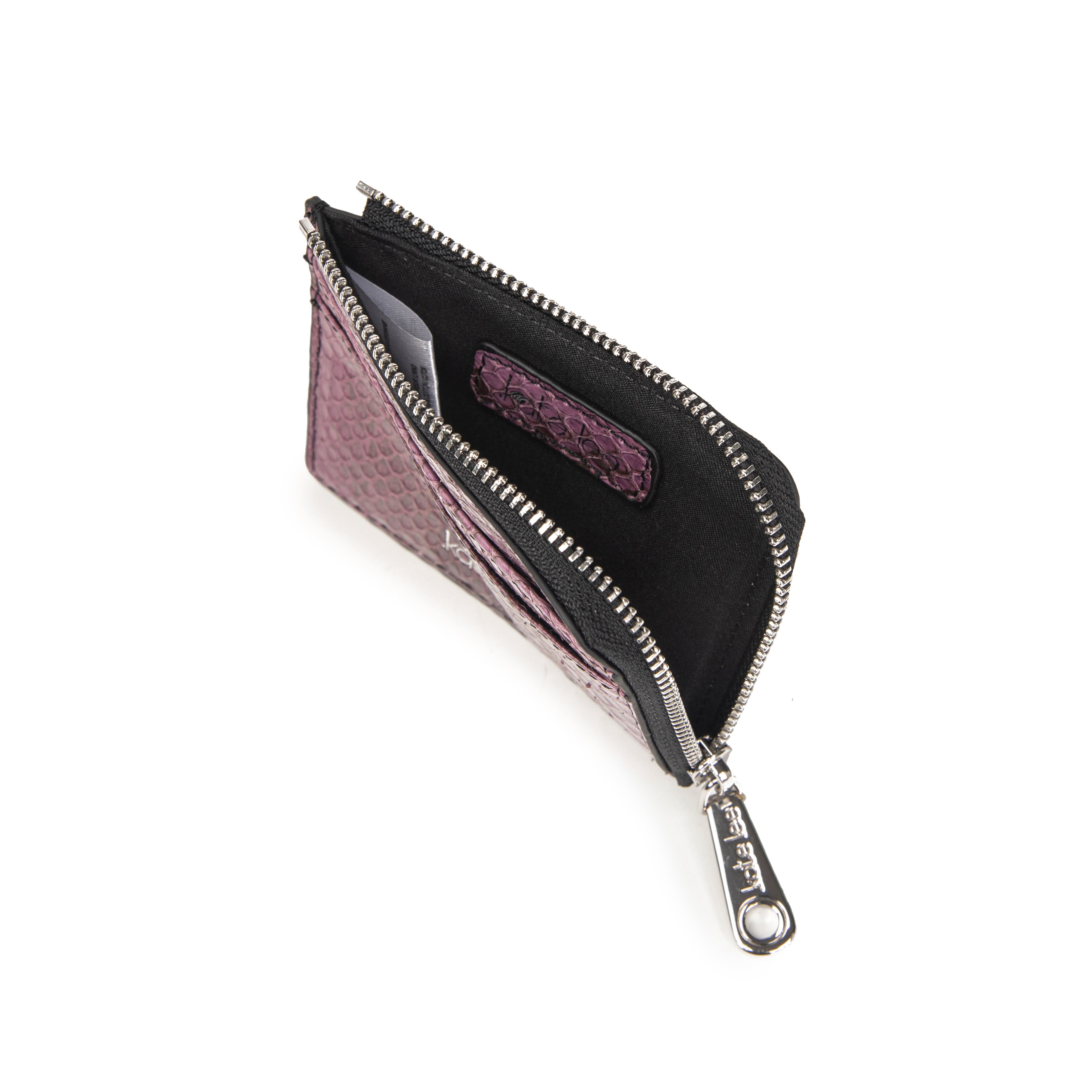 kate-lee-alo-s-se-porte-monnaie-cuir-violet-serpent-d-eau image 3