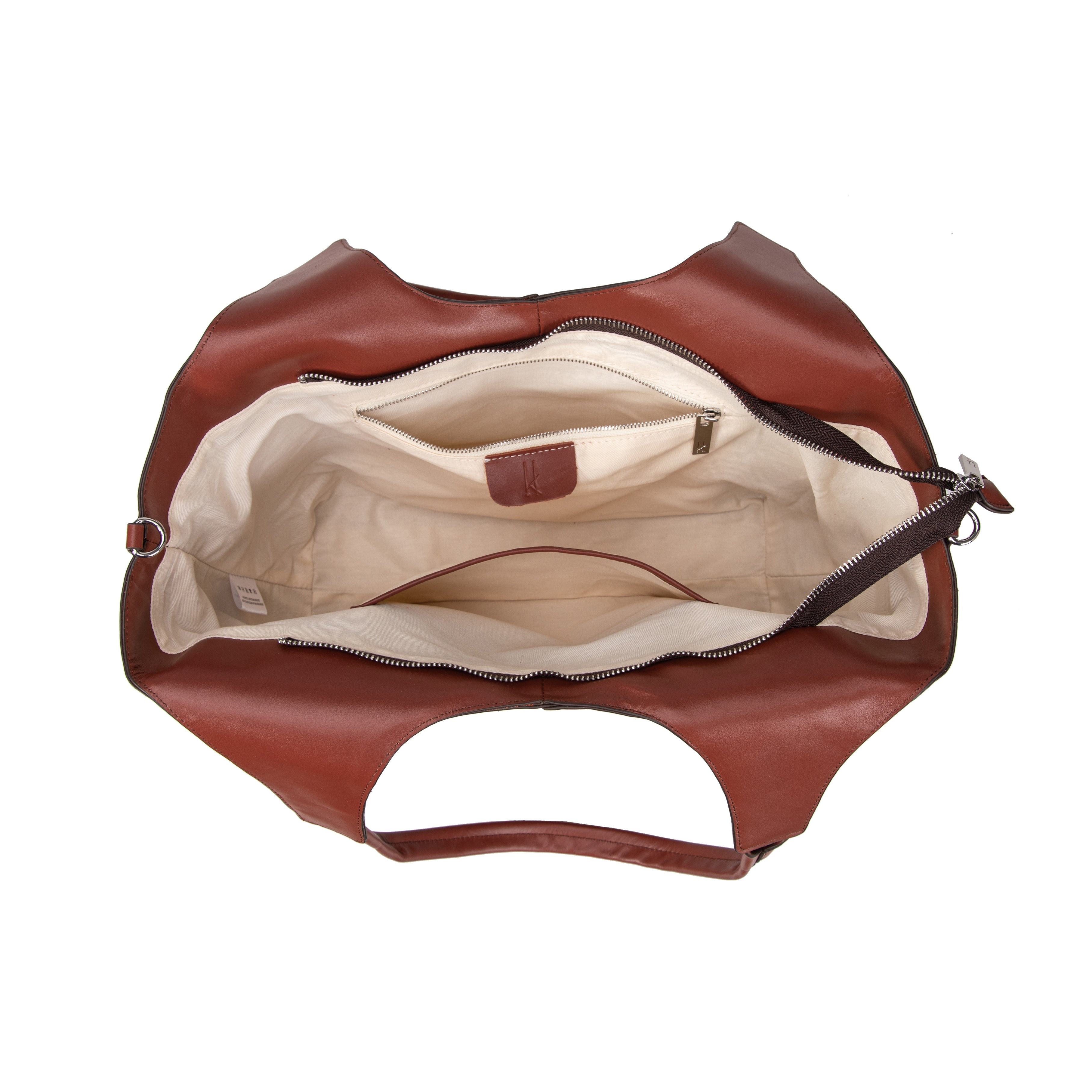 kate-lee-meline-sac-cuir-vachette-rouge-fonc-44-cm image 4