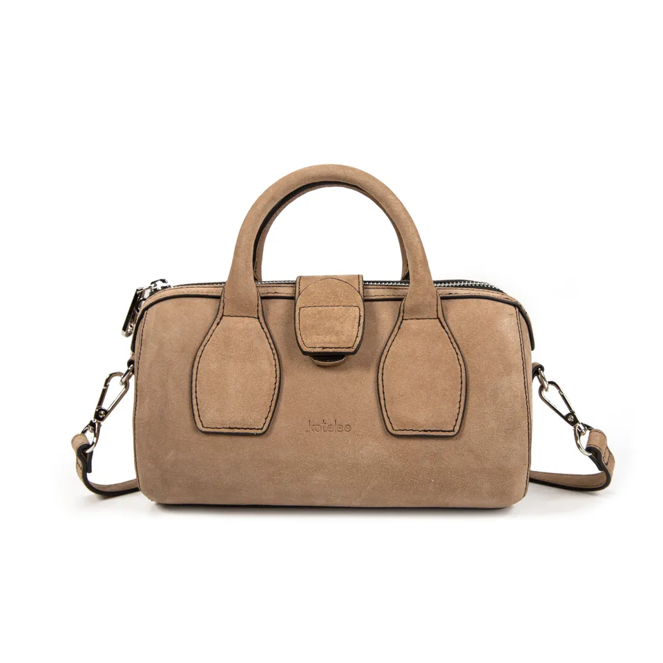 kate-lee-m-frola-v-sac-bowling-velours-beige image 1