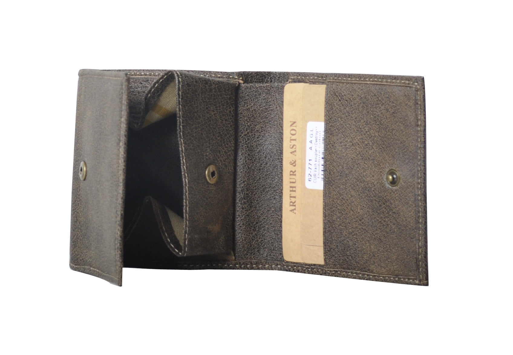 arthur-et-aston-cristiano-porte-monnaie-cartes-cuir-destroy-marron image 2