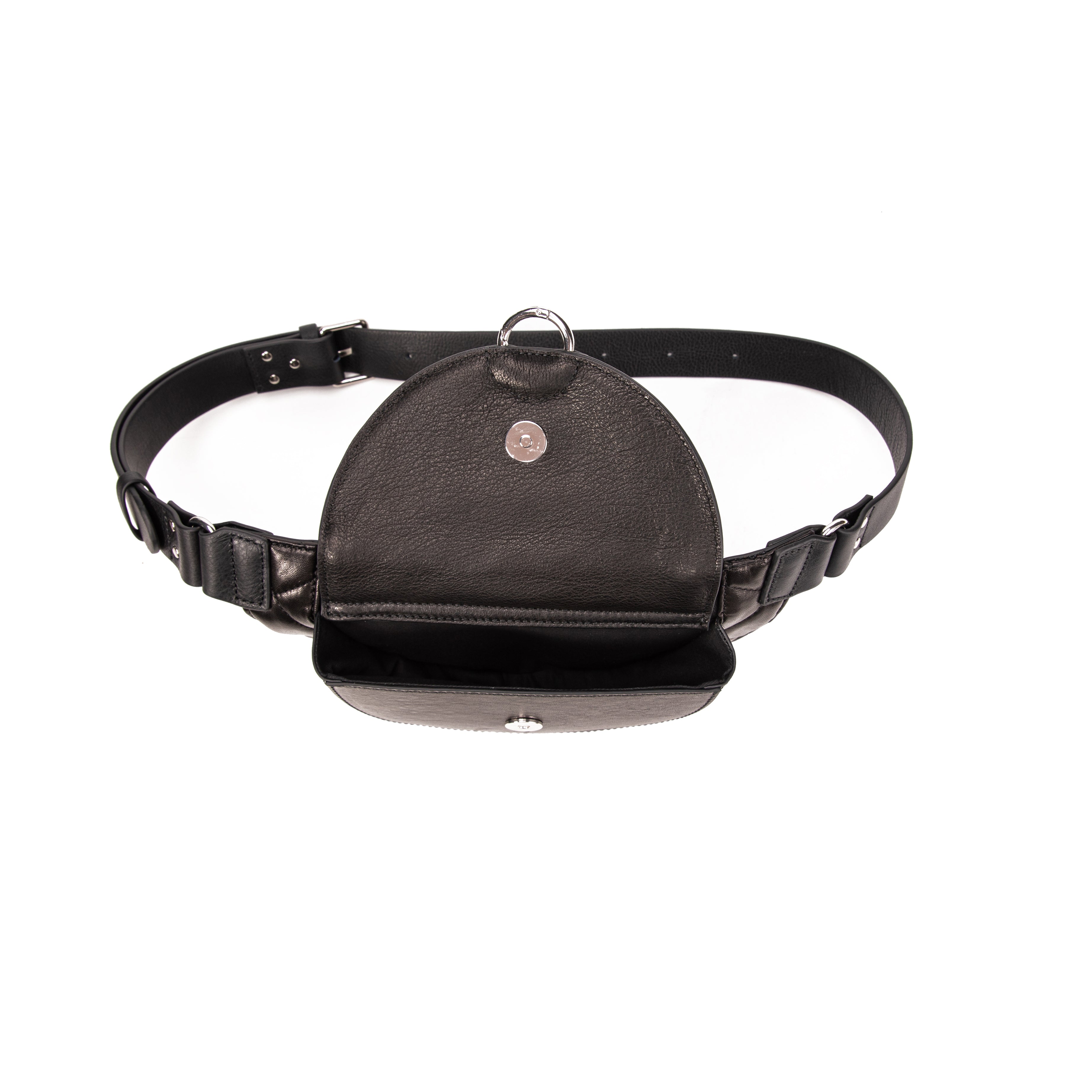 kate-lee-ully-matelass-sac-banane-agneau-noir image 3