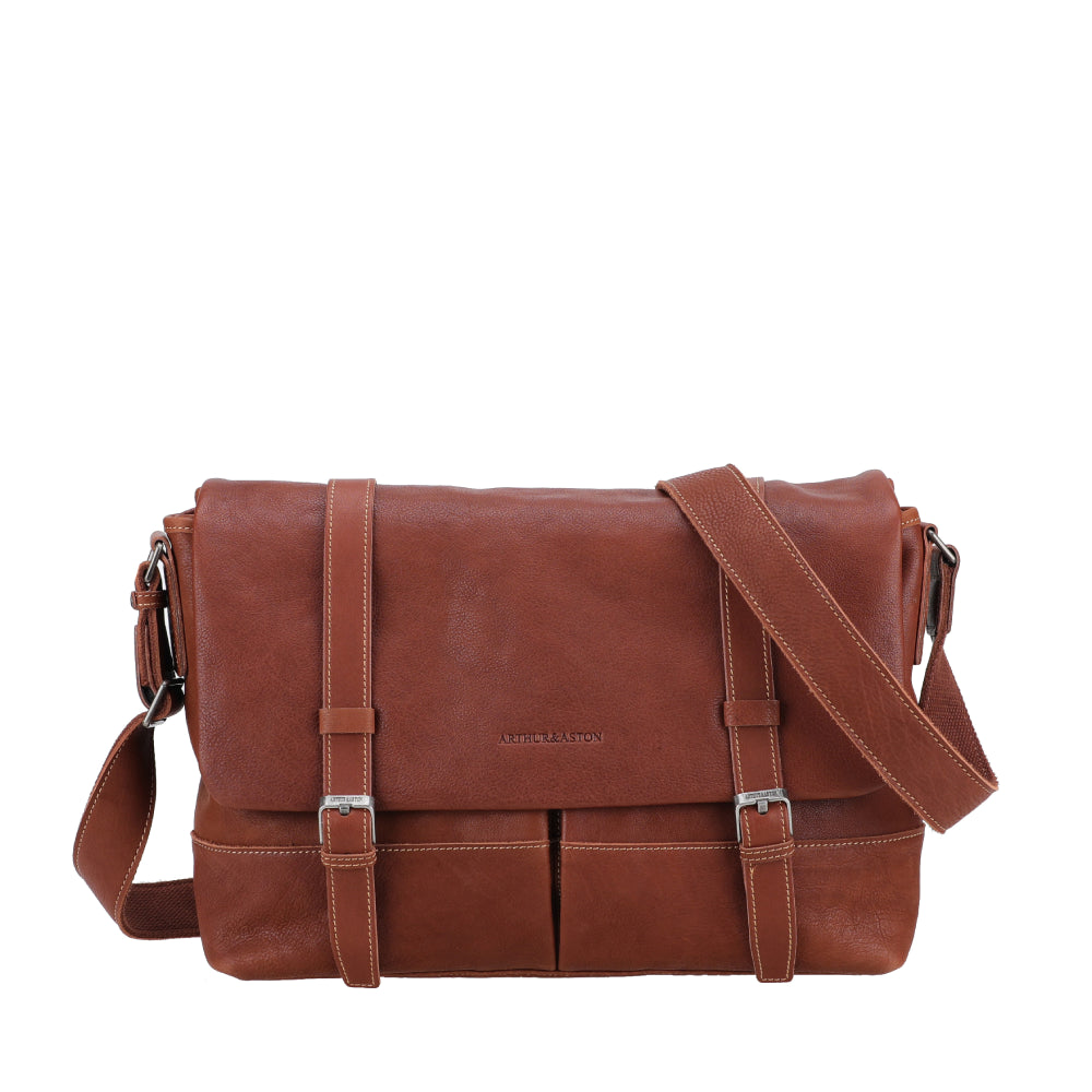 arthur-et-aston-rory-besace-m-cuir-cognac image 1
