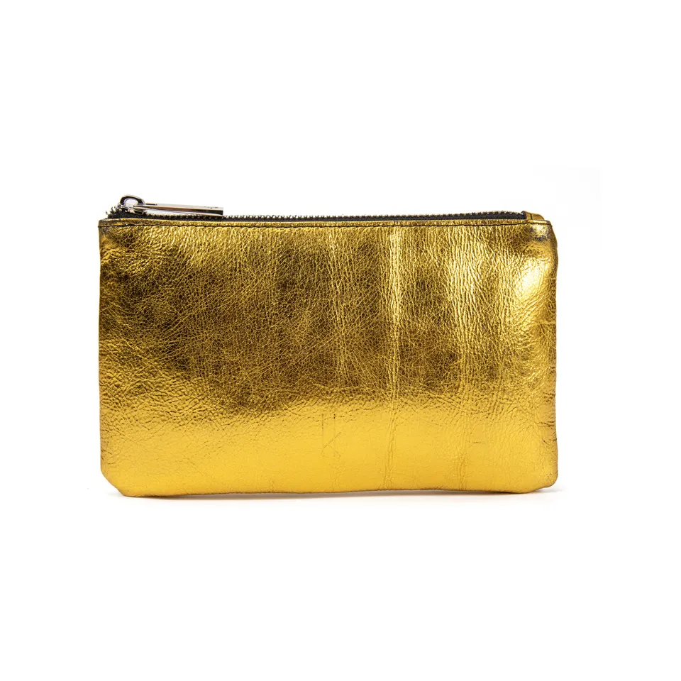 kate-lee-nouvelle-ligne-kl-pochette-zipp-e-l-dor-cuir-vachette image 1
