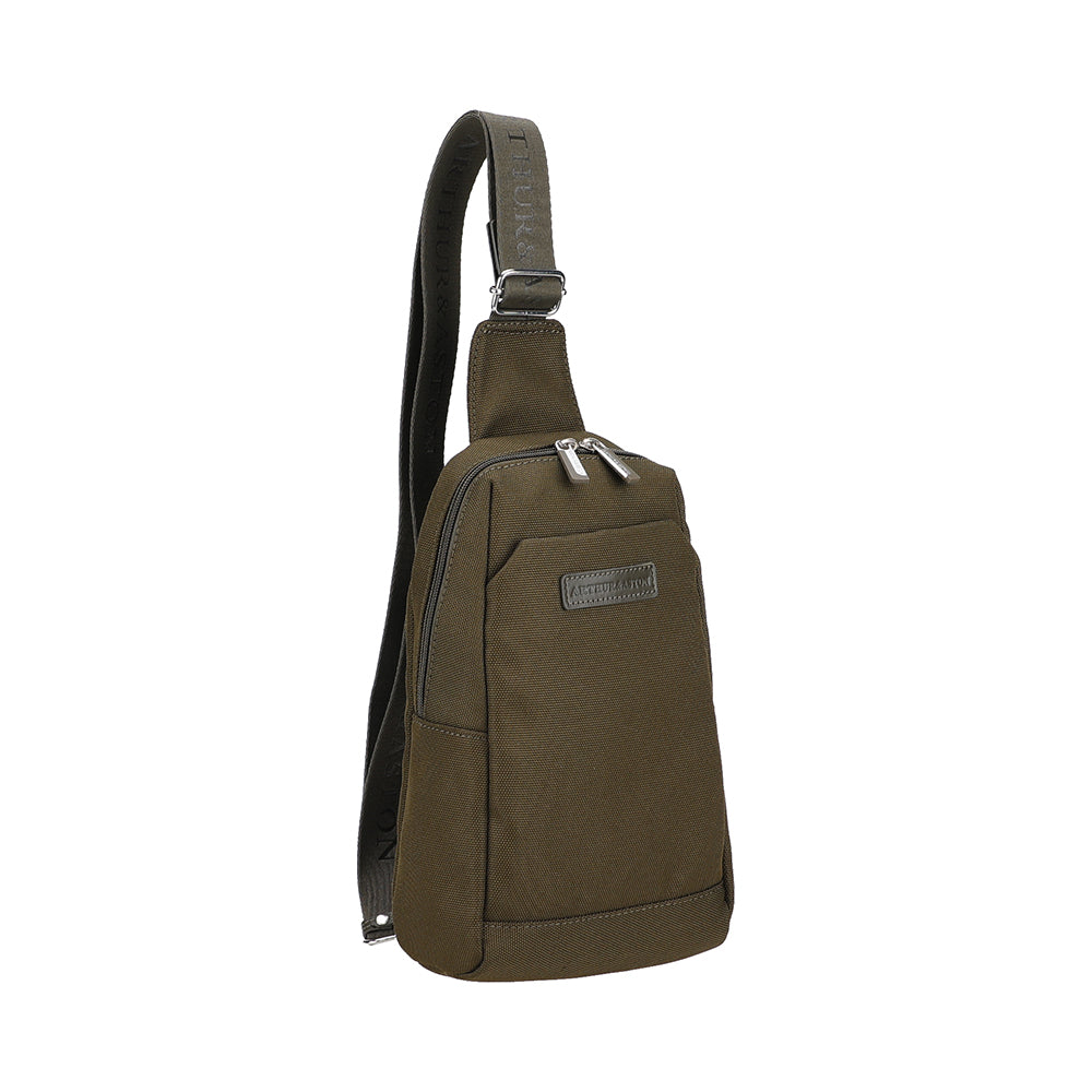 arthur-et-aston-jim-body-bag-synth-tique-kaki image 2