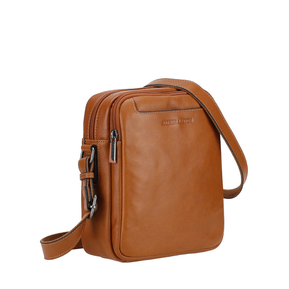 arthur-et-aston-l-on-sac-travers-cuir-homme-grand-mod-le-cognac image 4