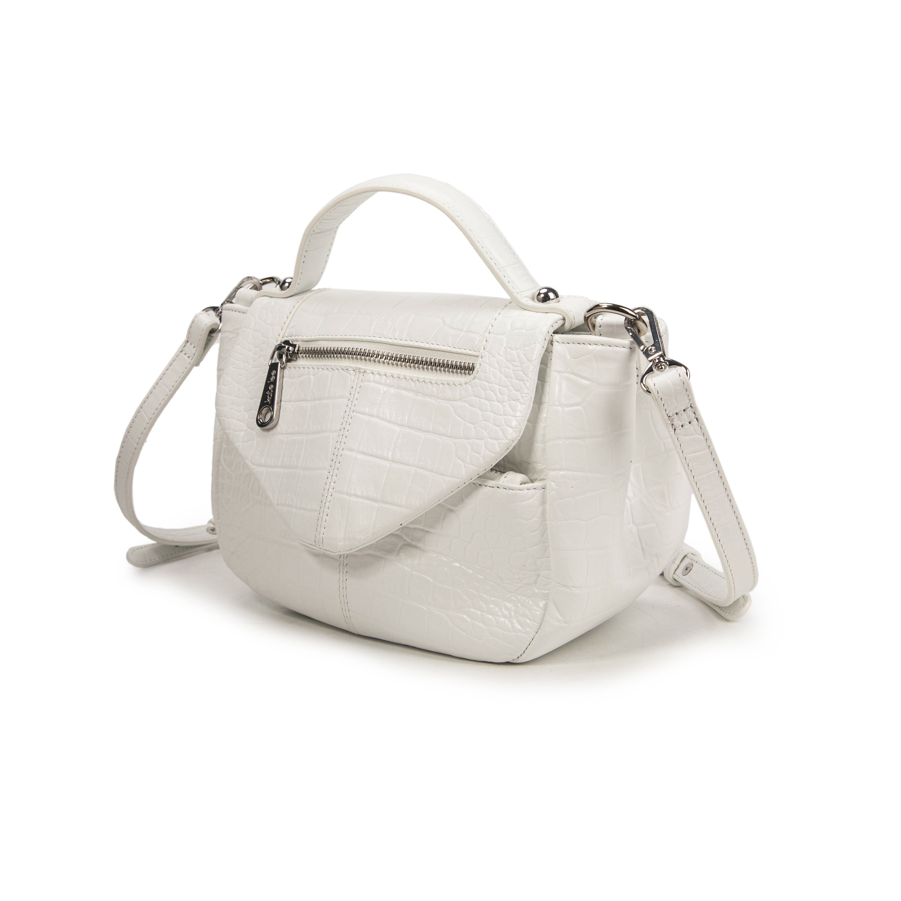 kate-lee-bruny-croco-sac-bandouli-re-blanc-cuir-croco image 2