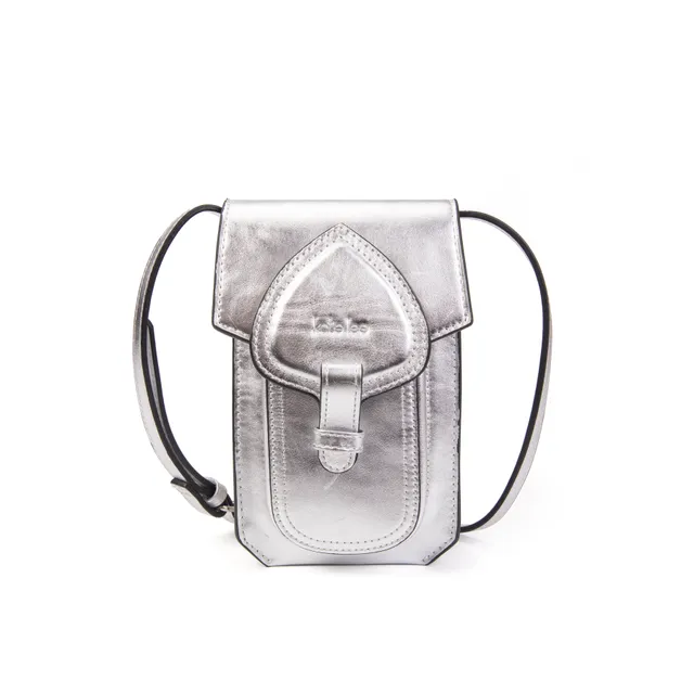 kate-lee-emelyne-pochette-t-l-phone-cuir-argent-m-tallis image 1