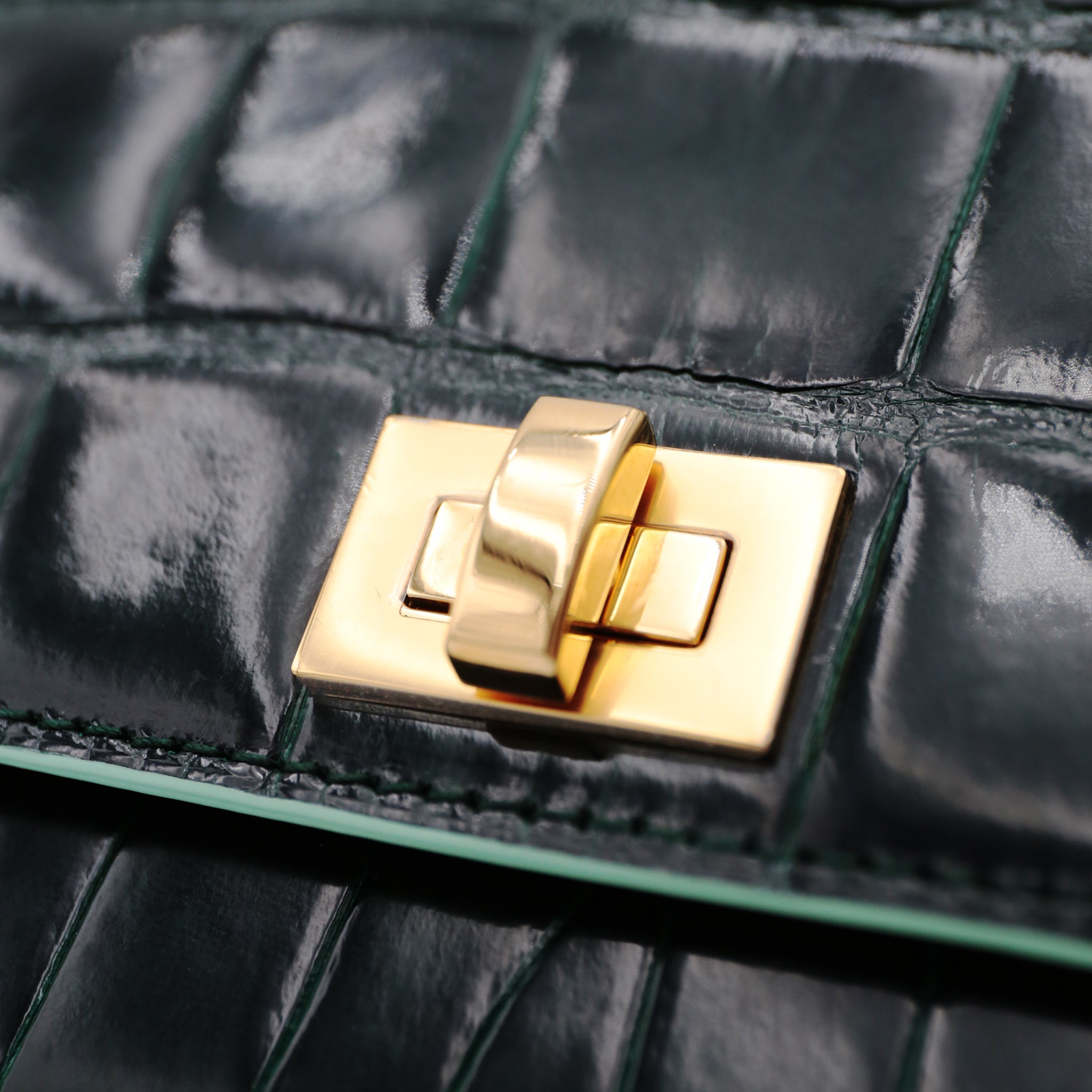 atelier-penso-gumi-sac-bandouli-re-croco-meraude image 7