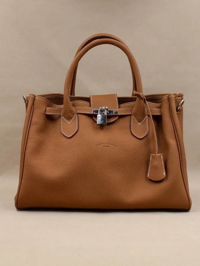 charles-et-charlus-sac-riviera-cuir-grain-gold-fabriqu-en-france image 1