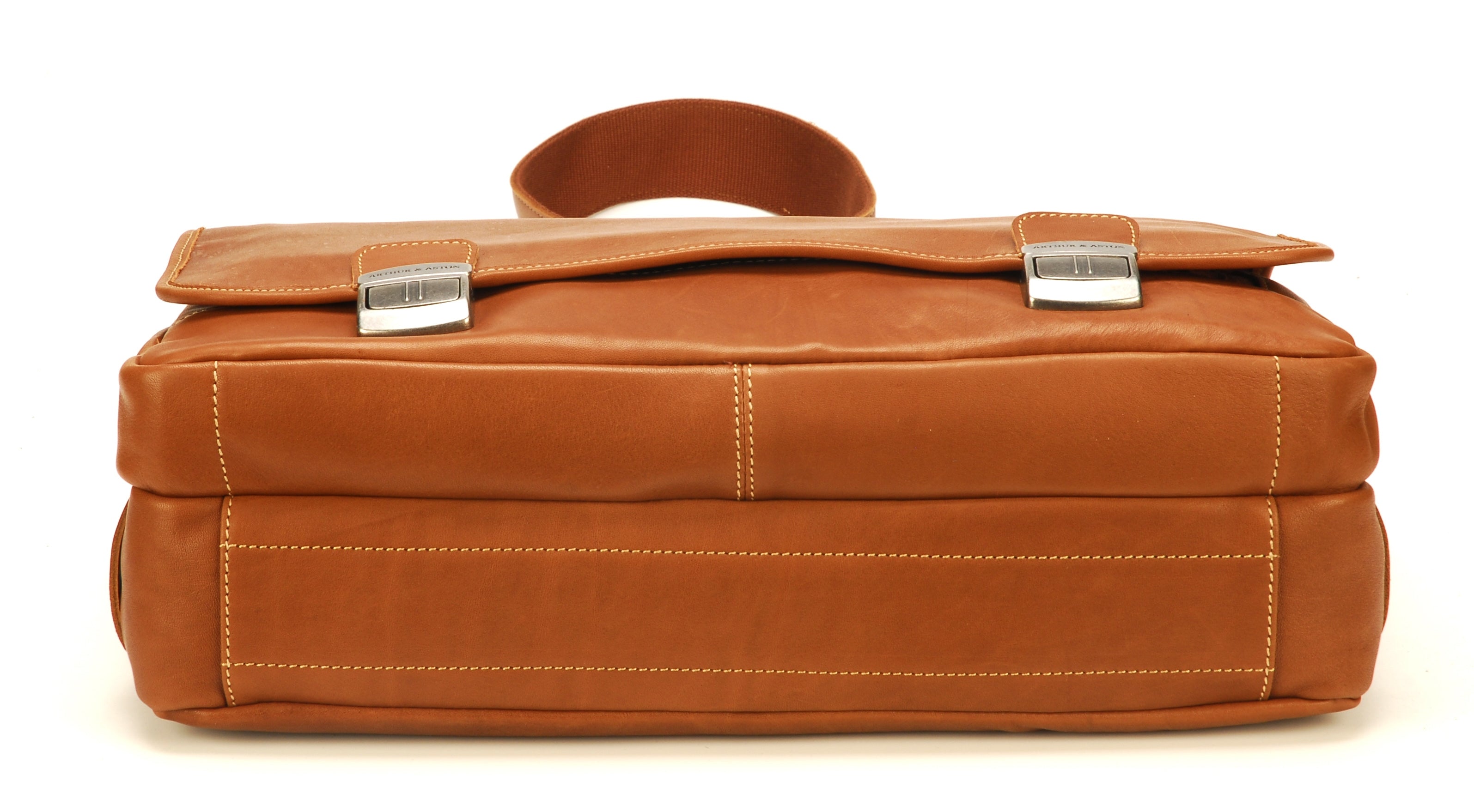 arthur-et-aston-johany-cartable-cuir-cognac-business image 5
