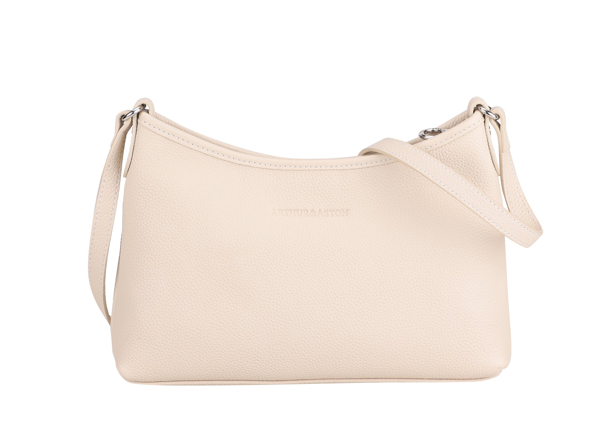 arthur-et-aston-rosalia-sac-bandouli-re-cuir-beige-femme image 2