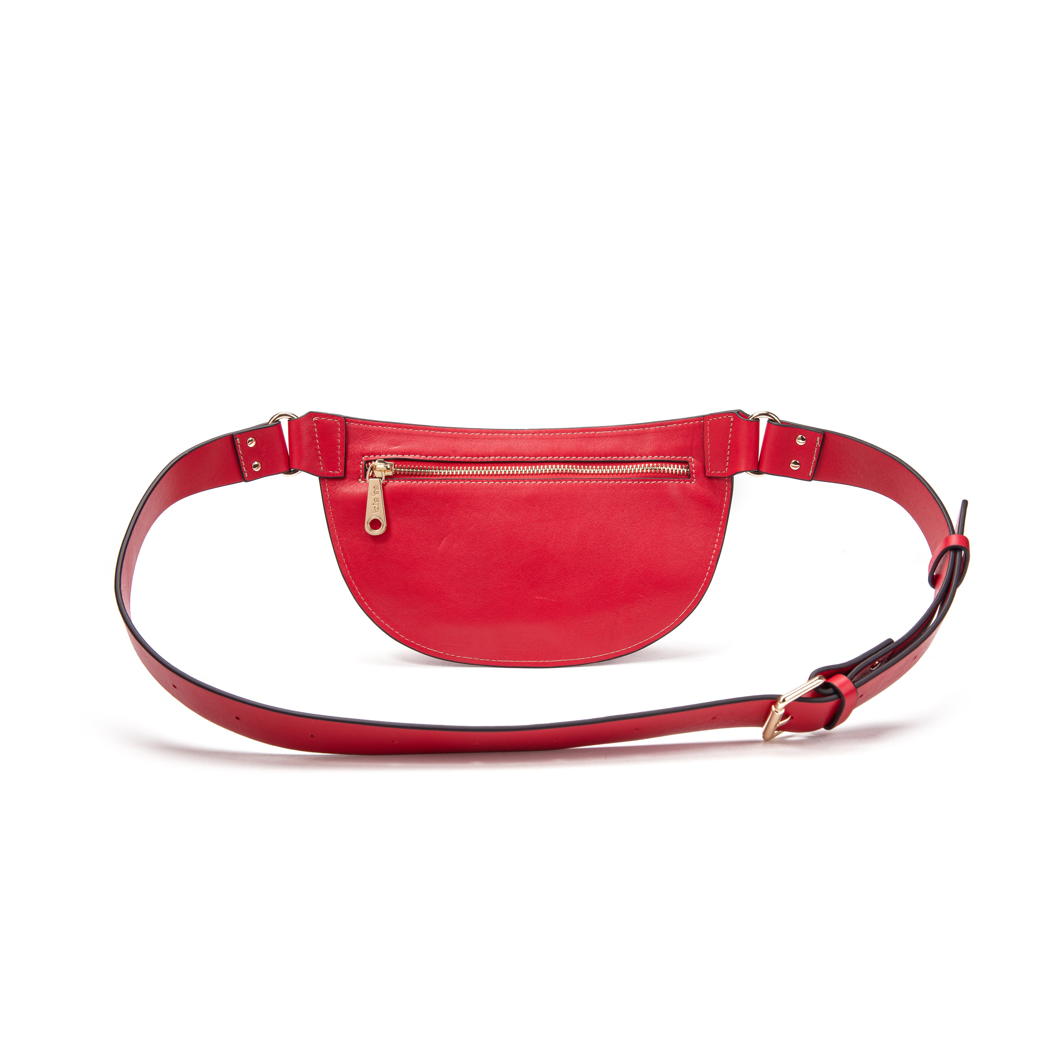 kate-lee-ully-sac-banane-rouge-vachette-carmin image 4