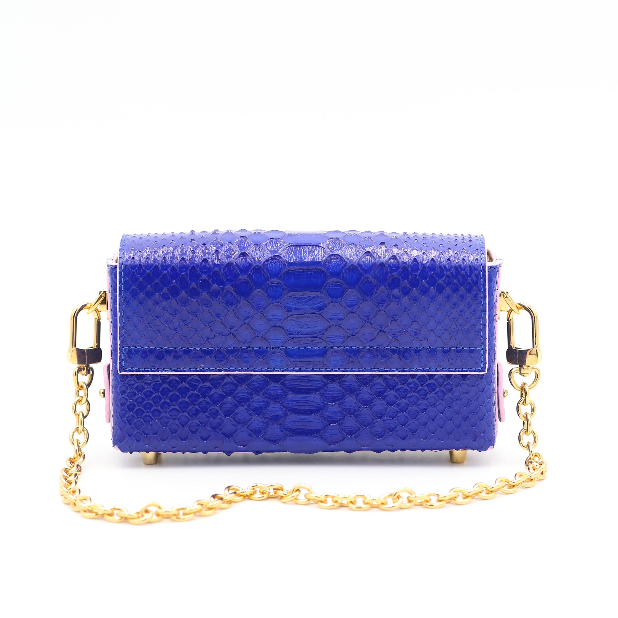 atelier-penso-gumi-sac-bandouli-re-cuir-python-bleu image 4