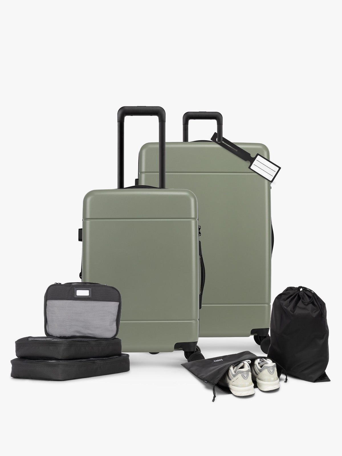 calpak-hue-starter-bundle-8-pi-ces-valise-chocolat-extensible image 1