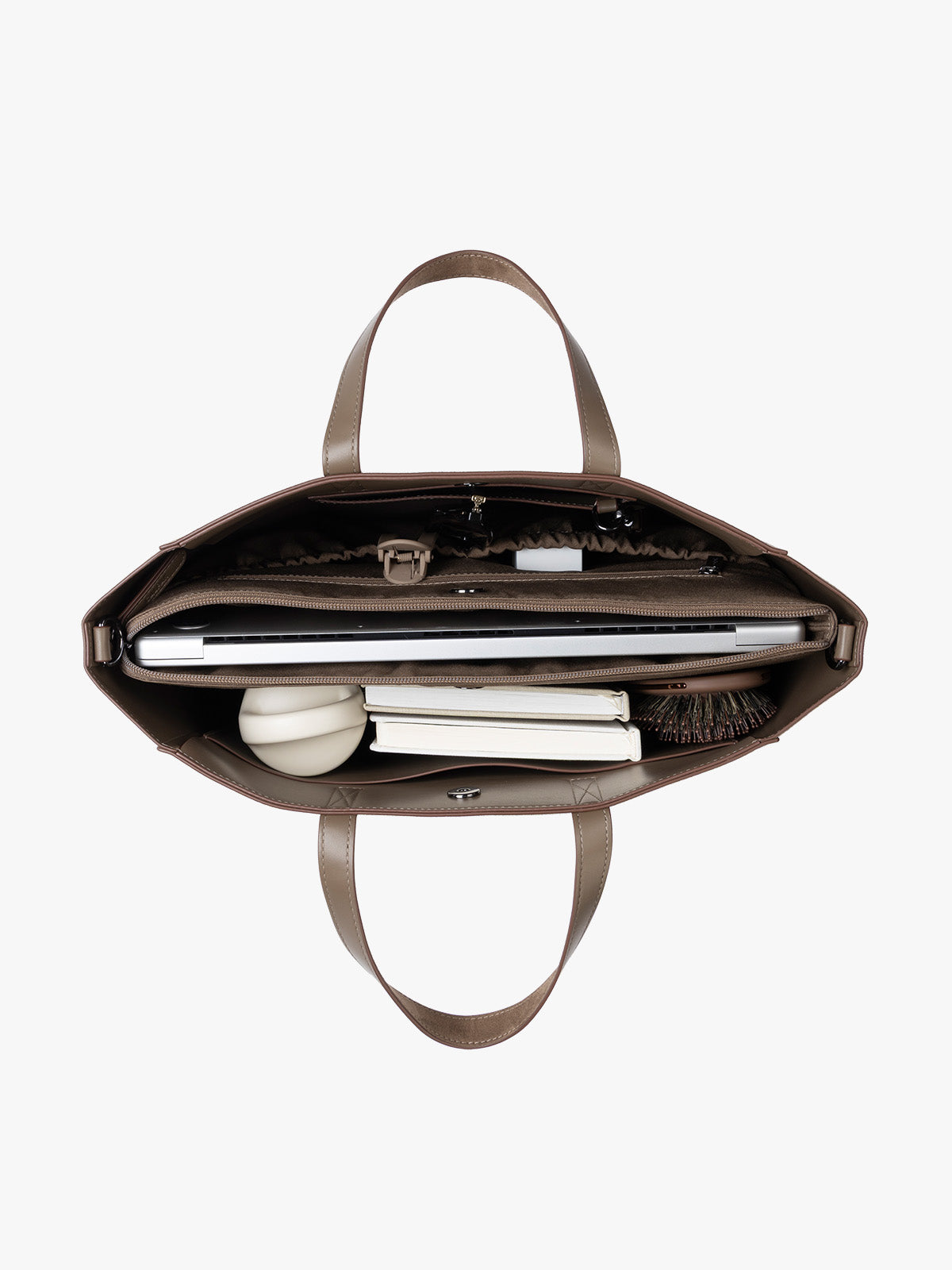 calpak-haven-tote-15-pouces-su-de-vegan-truffle image 3