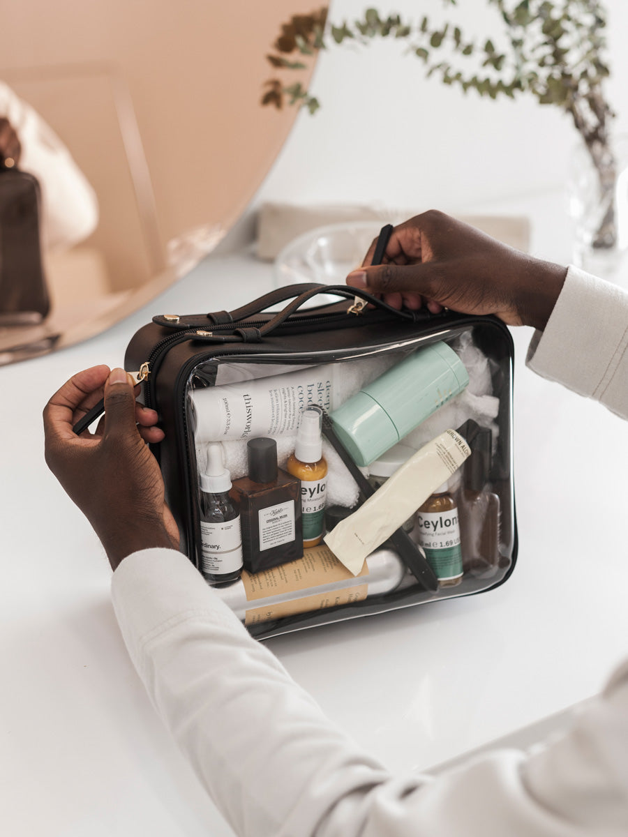 calpak-kaya-grande-trousse-toilette-transparente-blue image 2